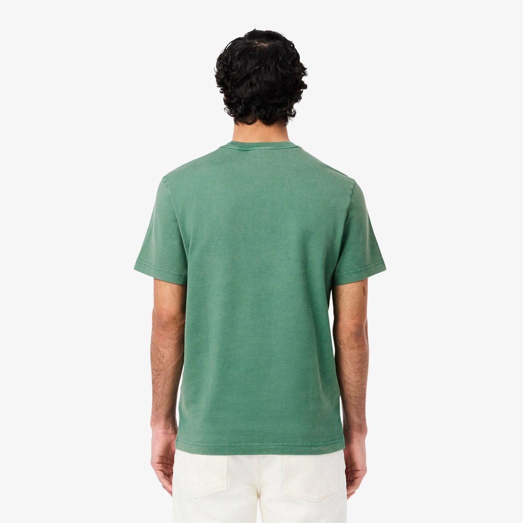 Lacoste Washed Effect Heavy Jersey Regular Fit T-Shirt