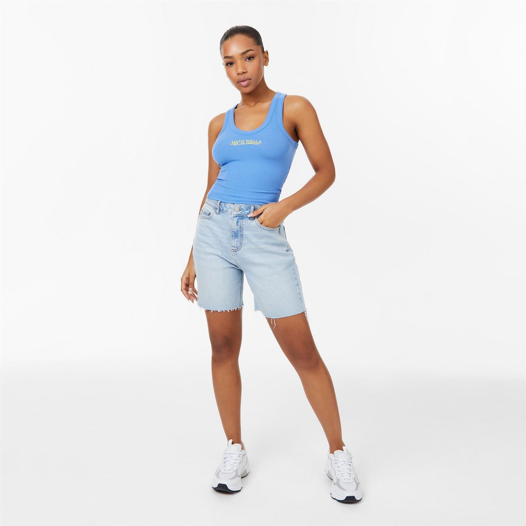 Jack Wills Scoop Neck Rib Tank Top