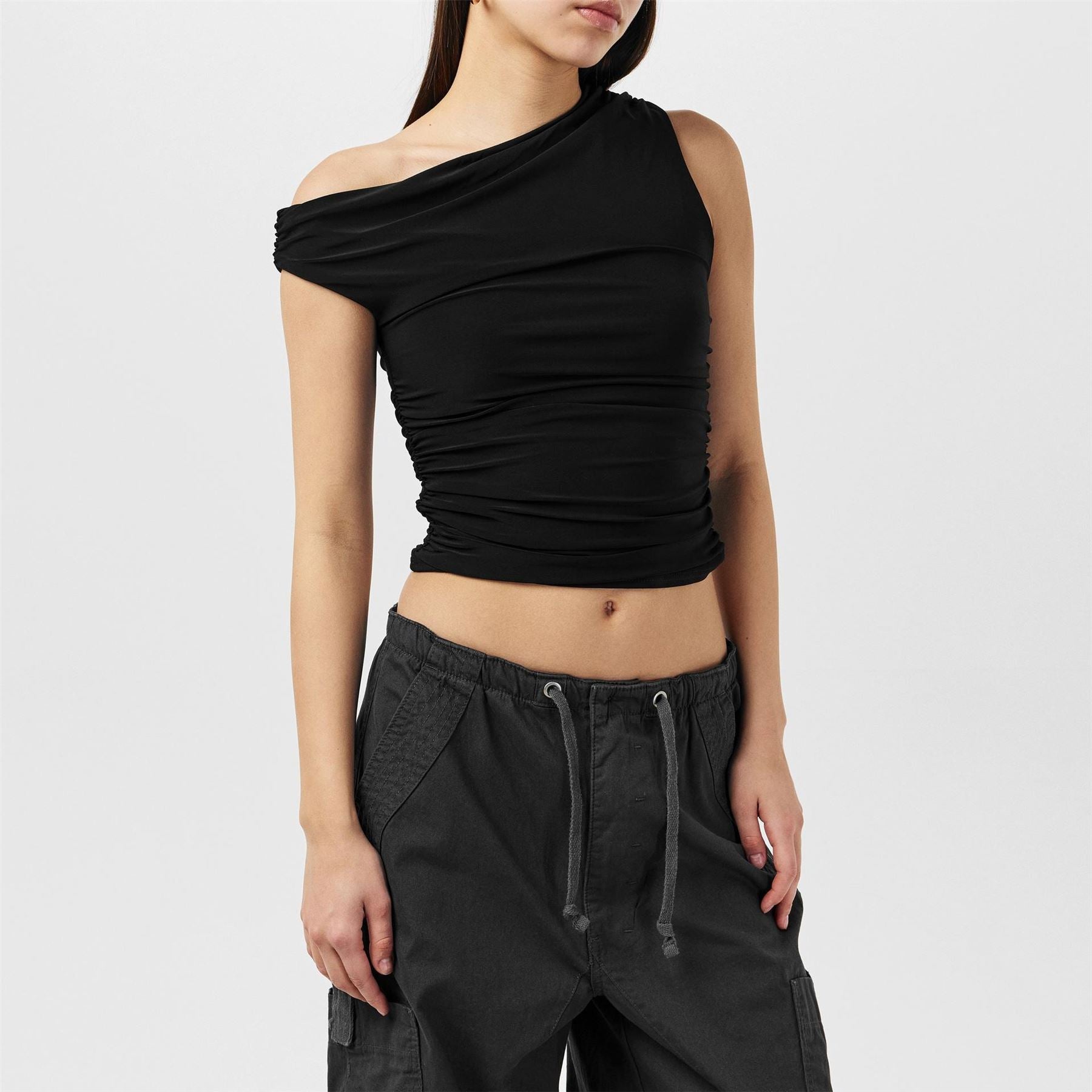 Missy Empire White Super Soft Off The Shoulder Top