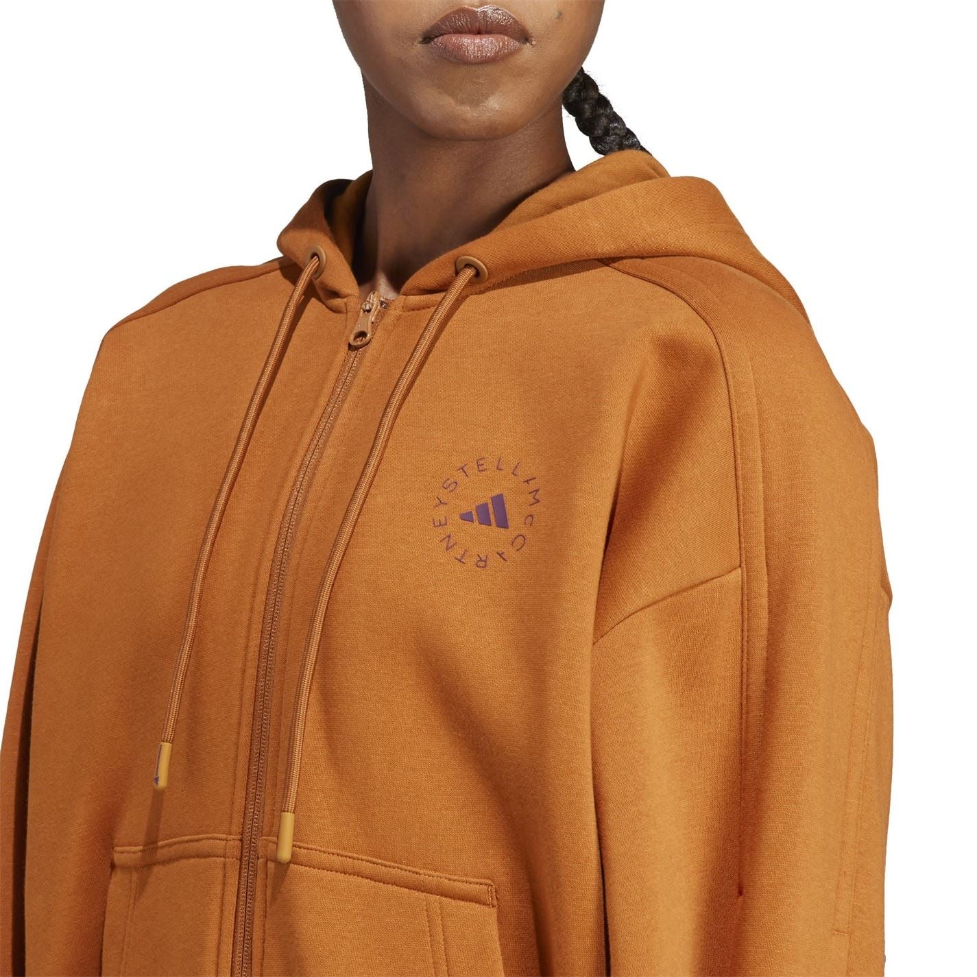adidas Oversize Drop Shoulder Hooded Sweatshirt