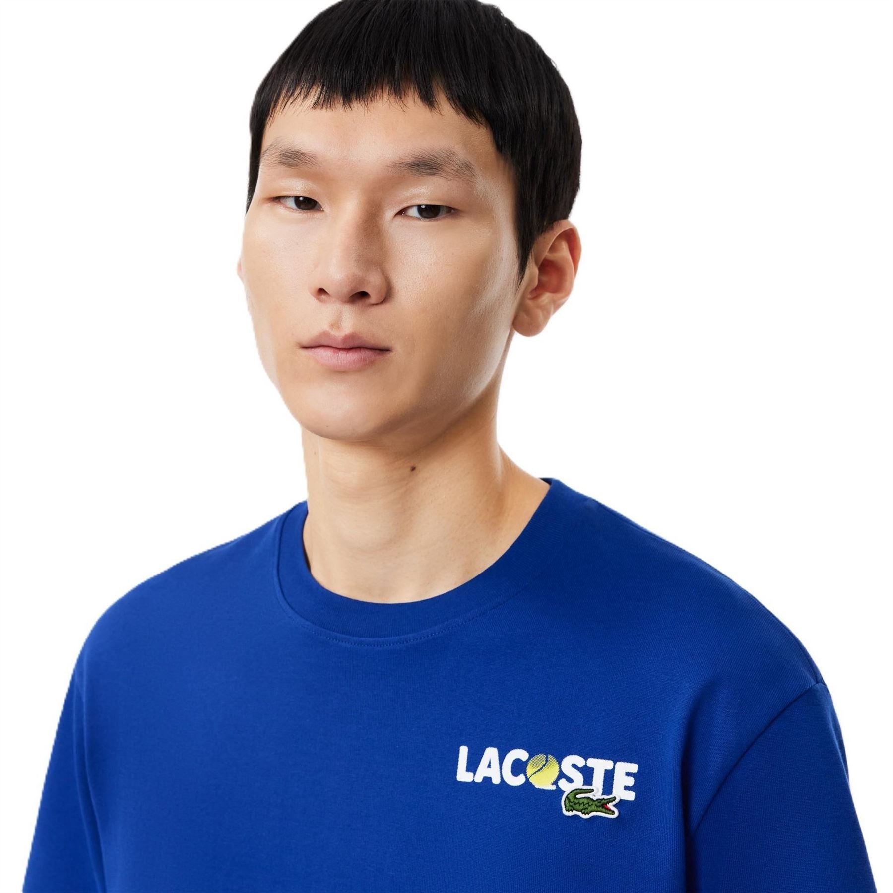 Lacoste Graphic Print Regular Fit Crew Neck T-Shirt
