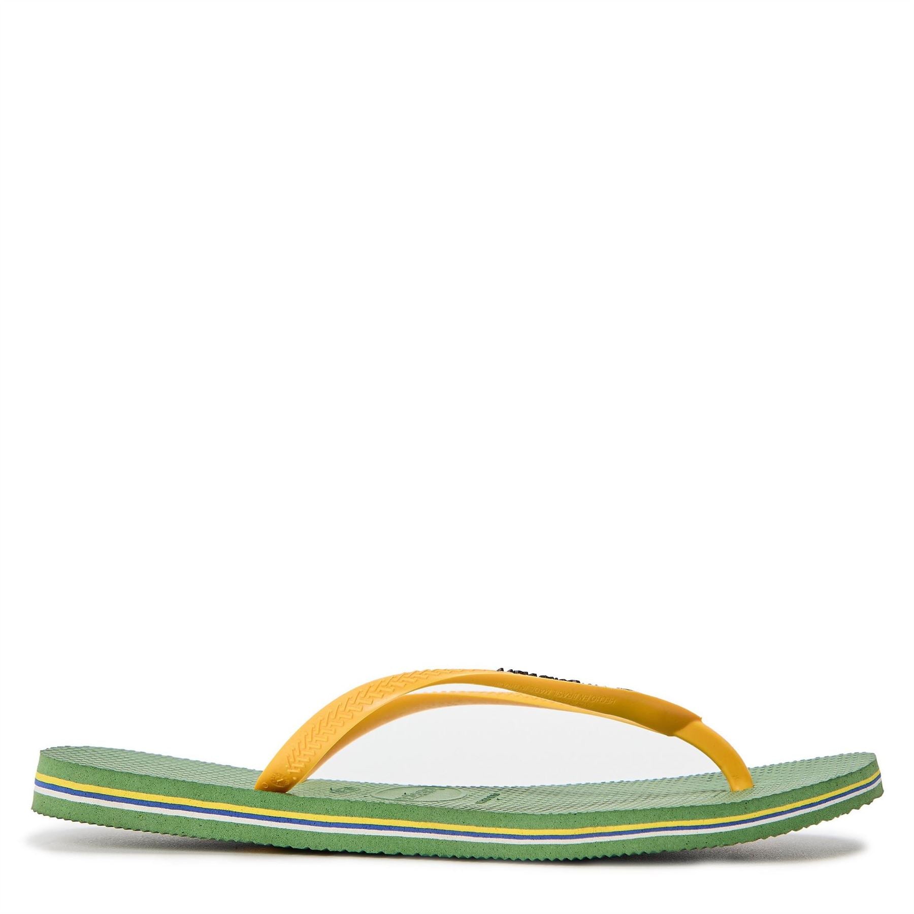 Havaianas Brasil Solid Patterned Thong Toe Sandals