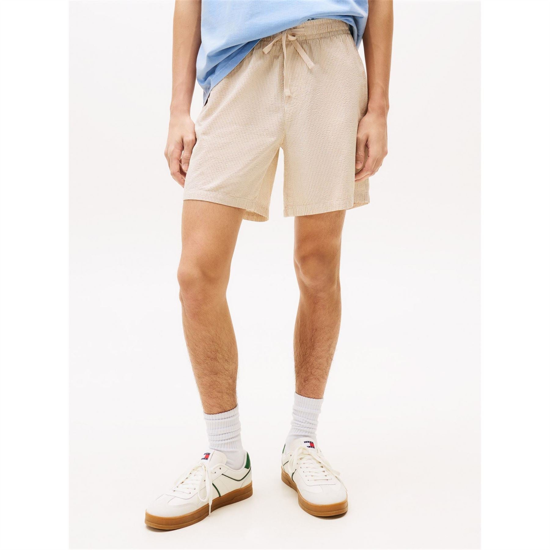 Tommy Jeans Seersucker Stripe Bermuda Shorts