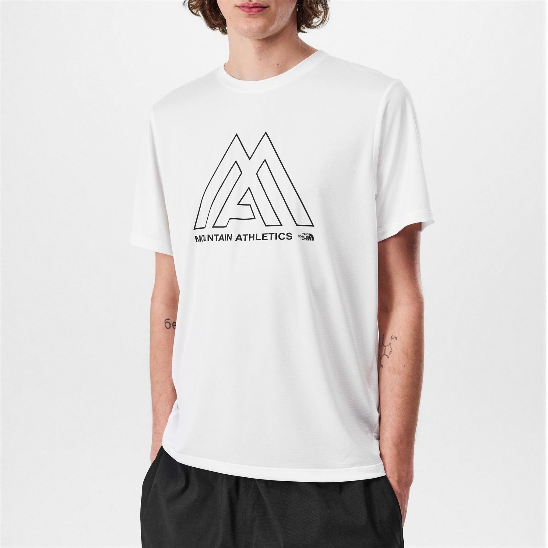 The North Face Mens North Face M Ma 24 7 S S Tee Tnf White T-Shirt