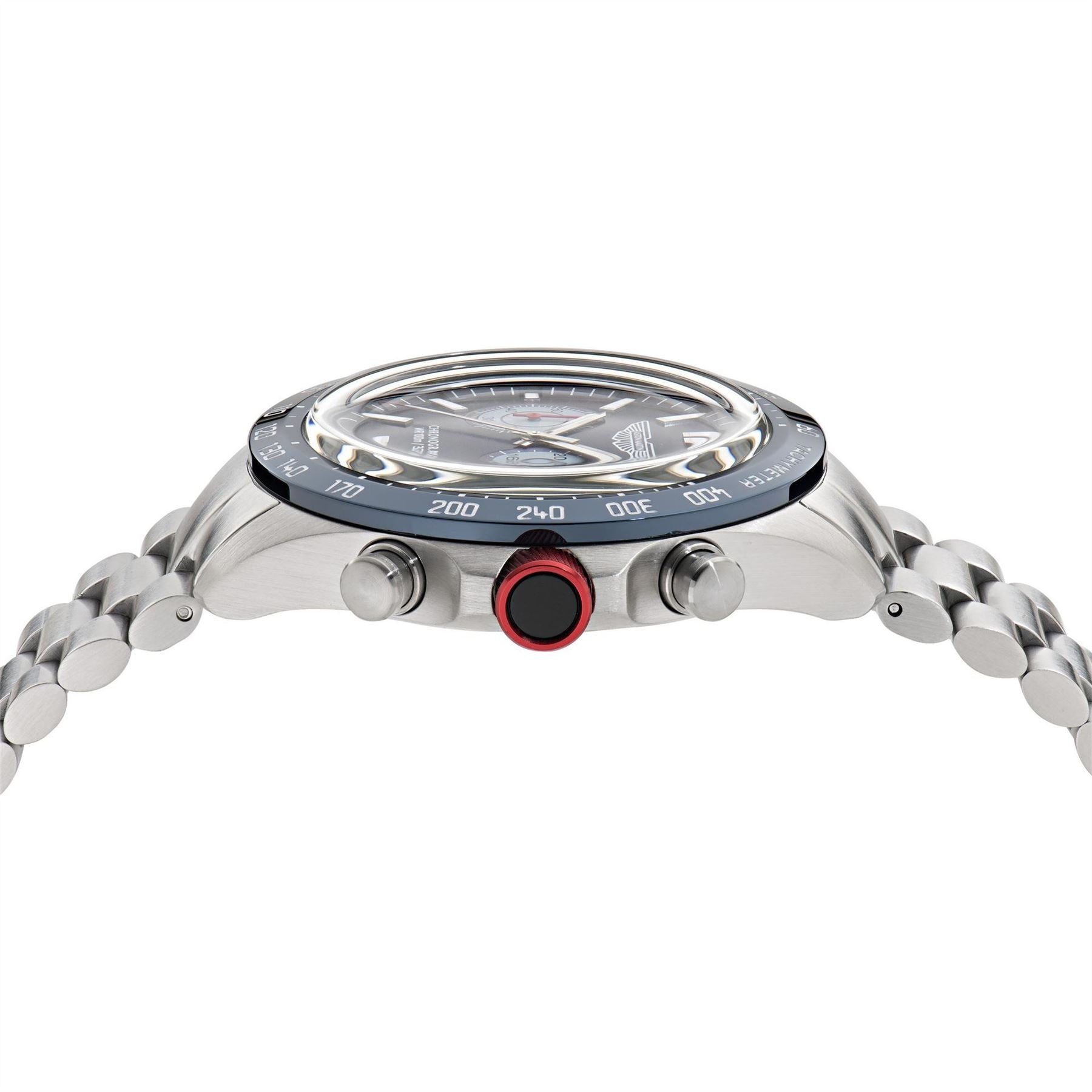 Aston Martin Dashboard Sn62 Racing Steel Bracelet Analogue Watch