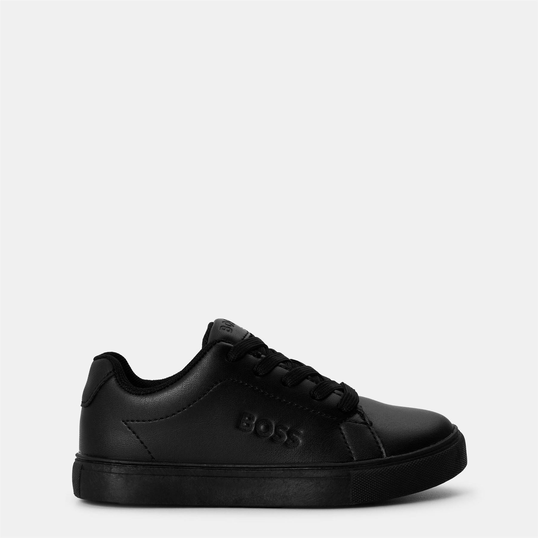 Boss Logo Court Low Top Trainers