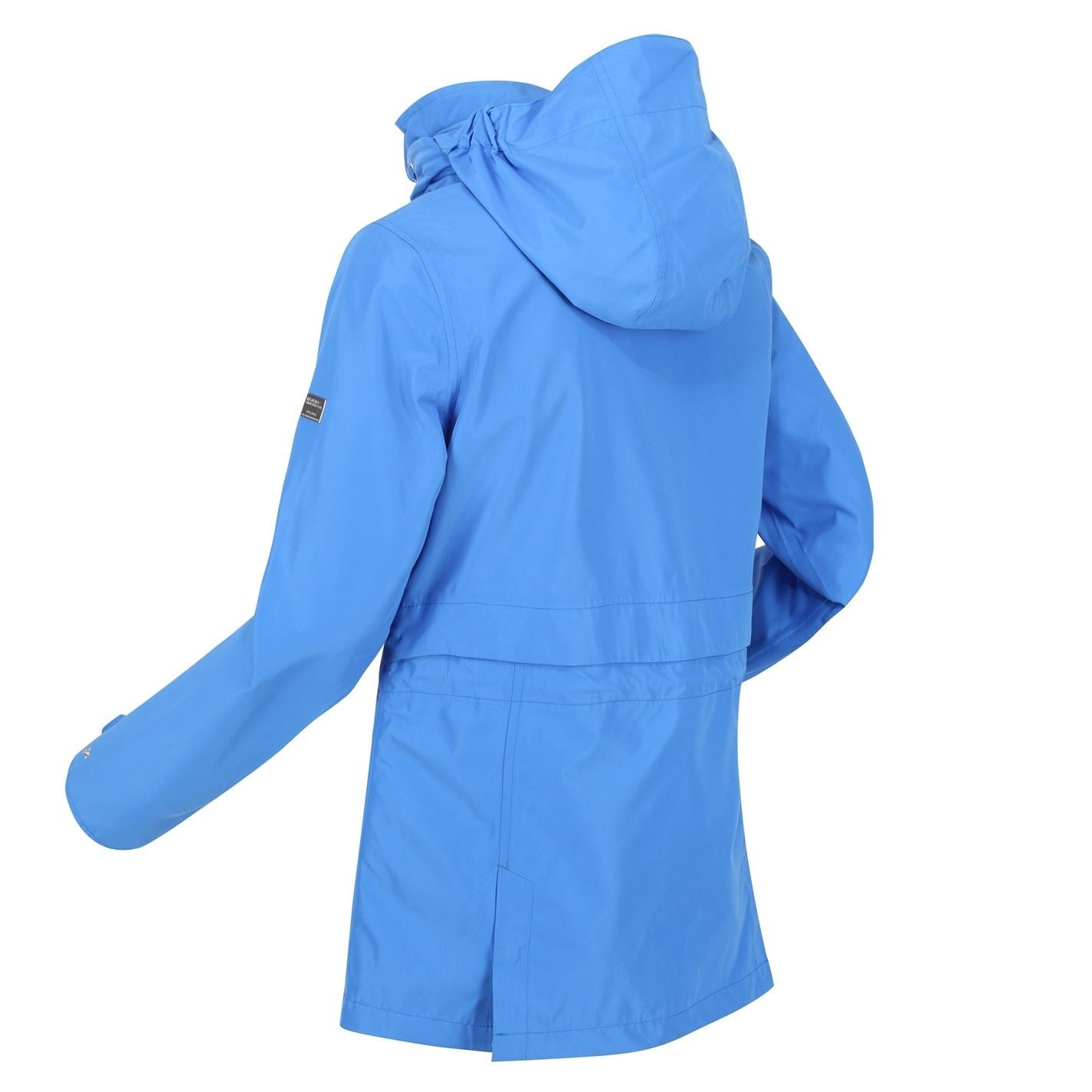 Regatta Nadira Solid Patterned Drawstring Rain Jacket