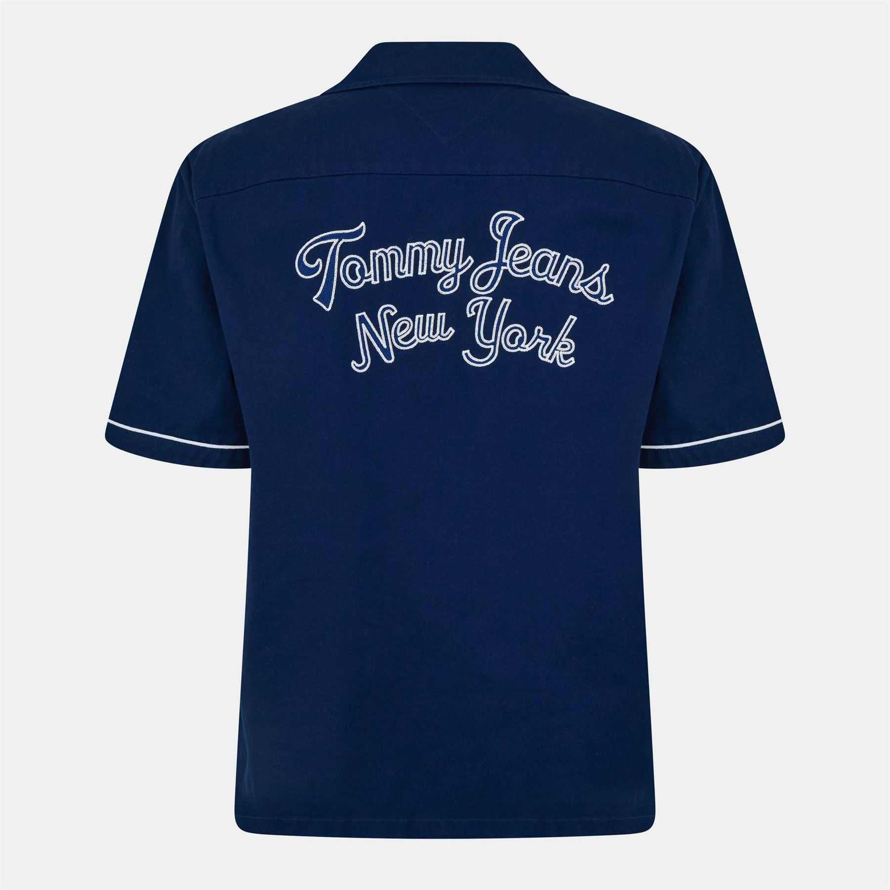 Tommy Jeans Regular Fit Camp Collar Short Sleeve Shirt
