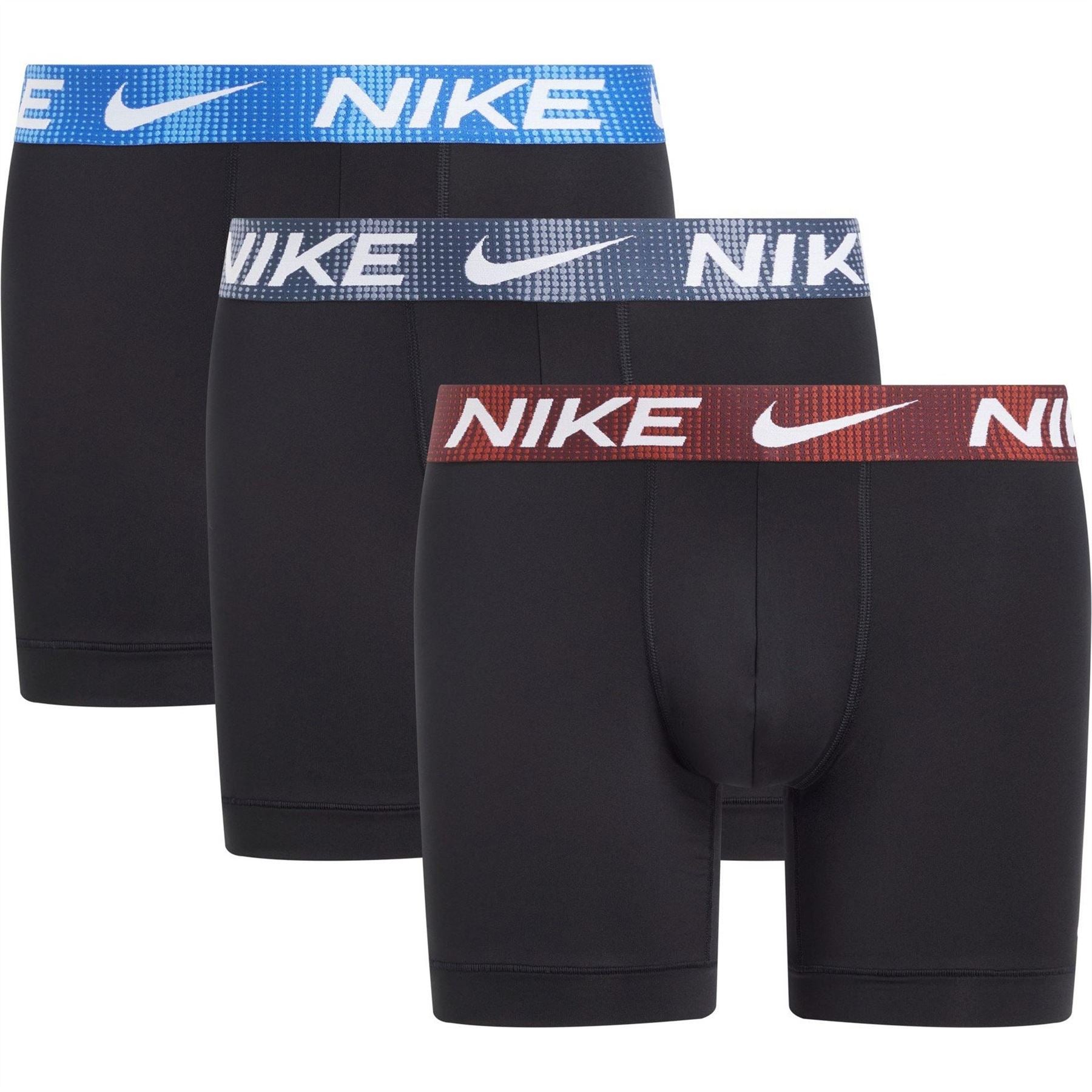 Nike Mens 3 Pack Dri Fit Boxer Shorts