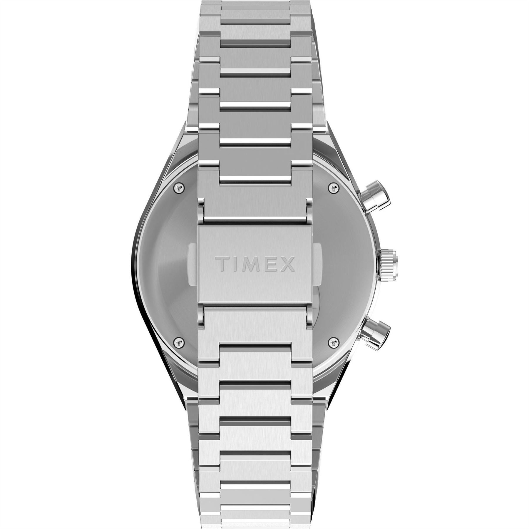 Timex Q Chronograph Racing Steel Bracelet Analogue Watch