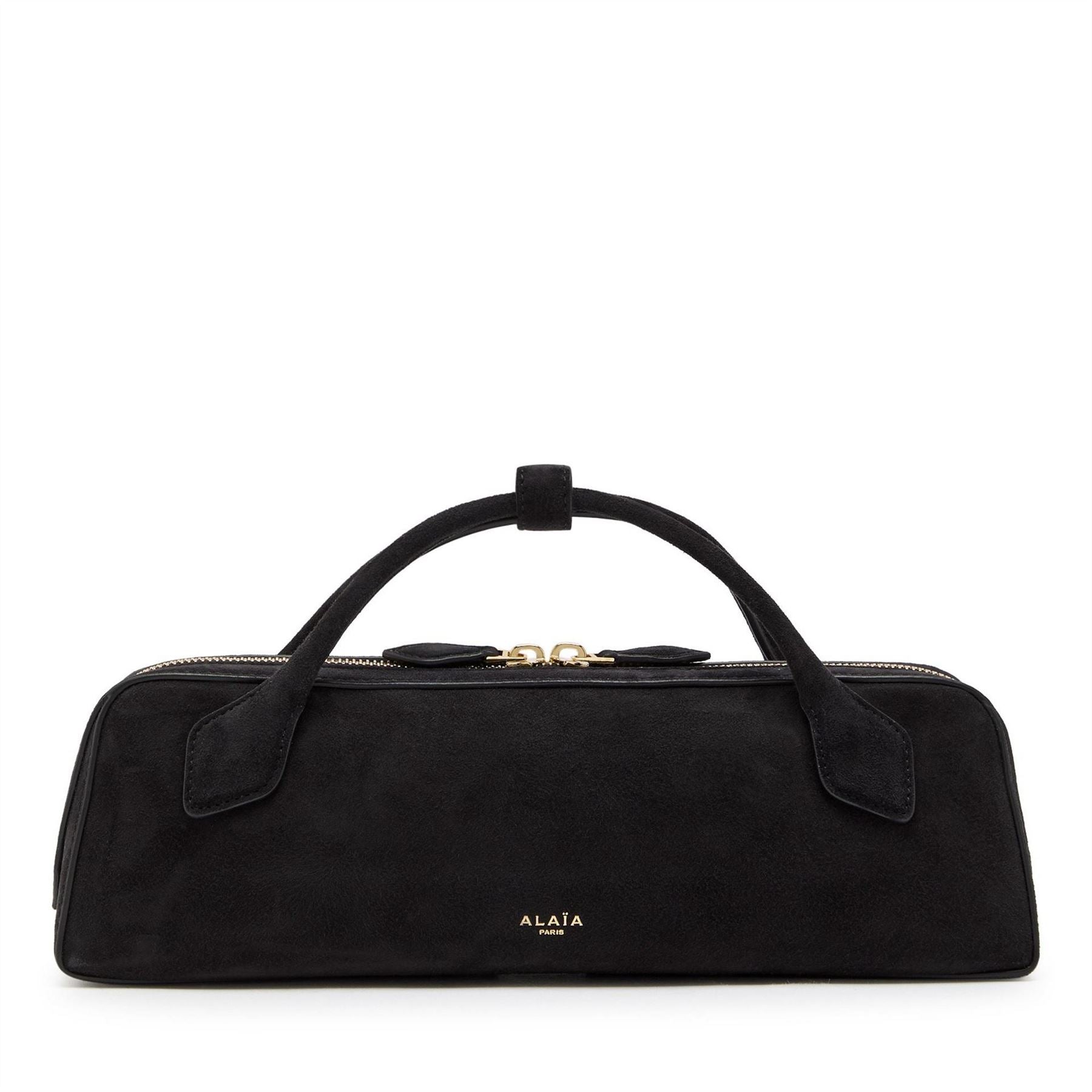 Alaia Teckel Suede Clutch
