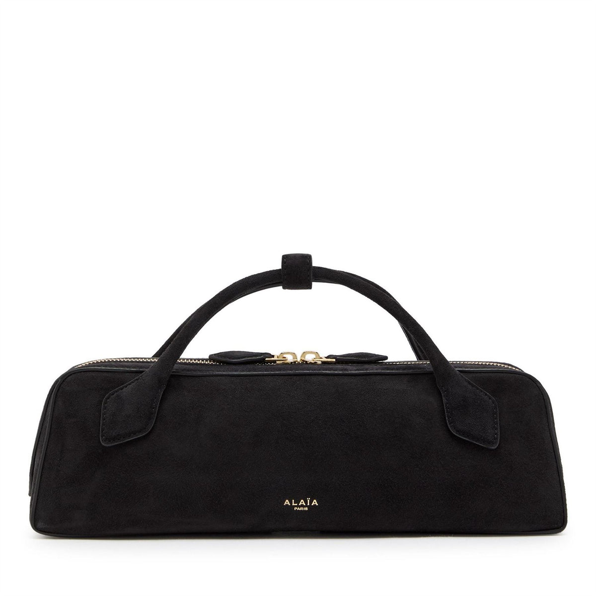 Alaia Teckel Suede Clutch