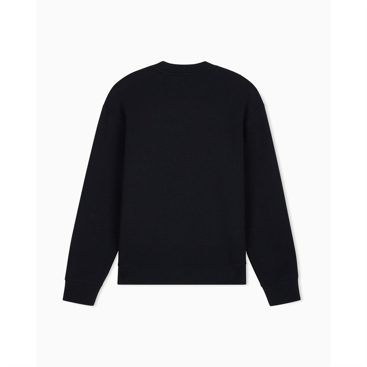 Armani Exchange Embroidered Cotton Long Sleeve Crew Neck Sweatshirt