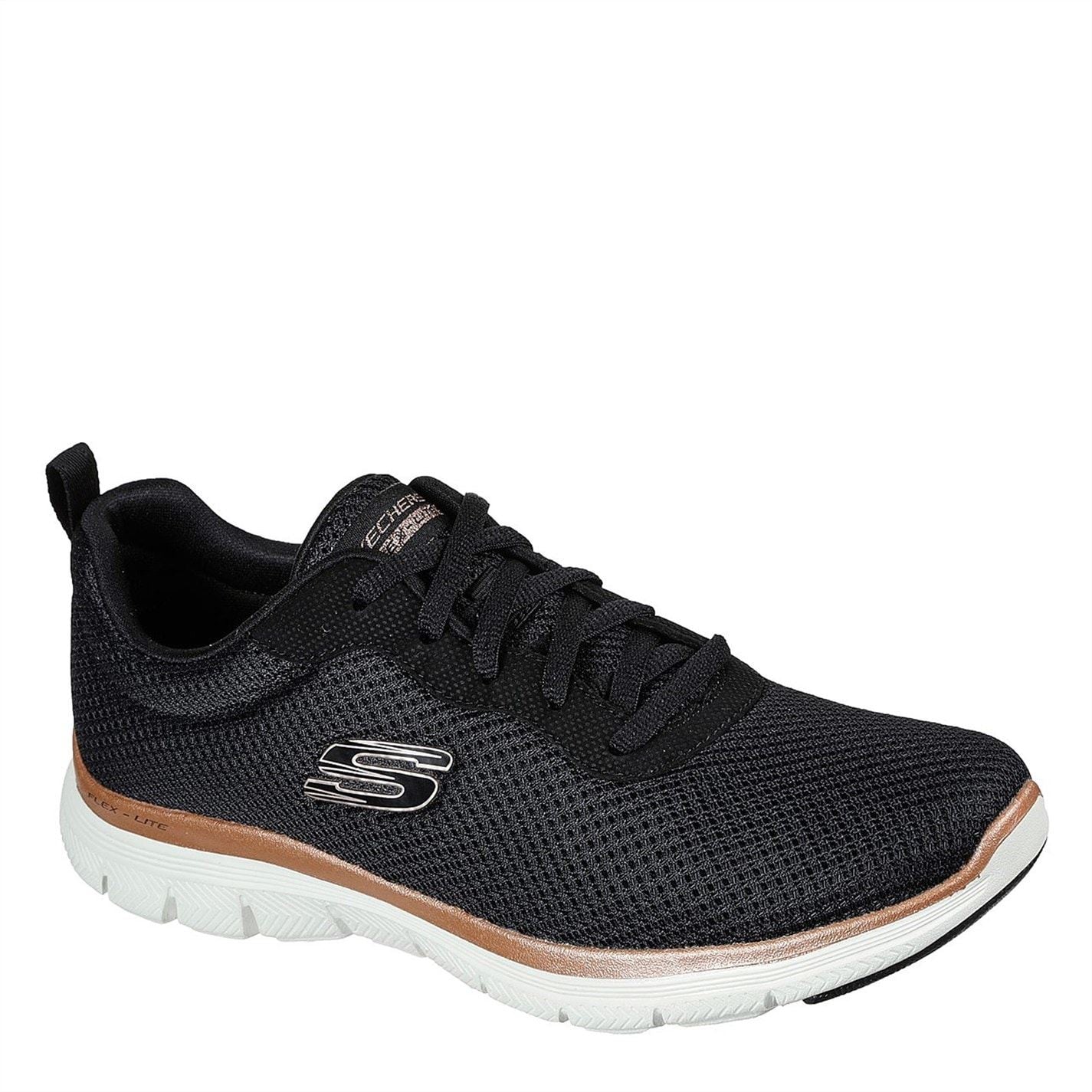 Skechers Flex Low Top Lace-Up Sneakers