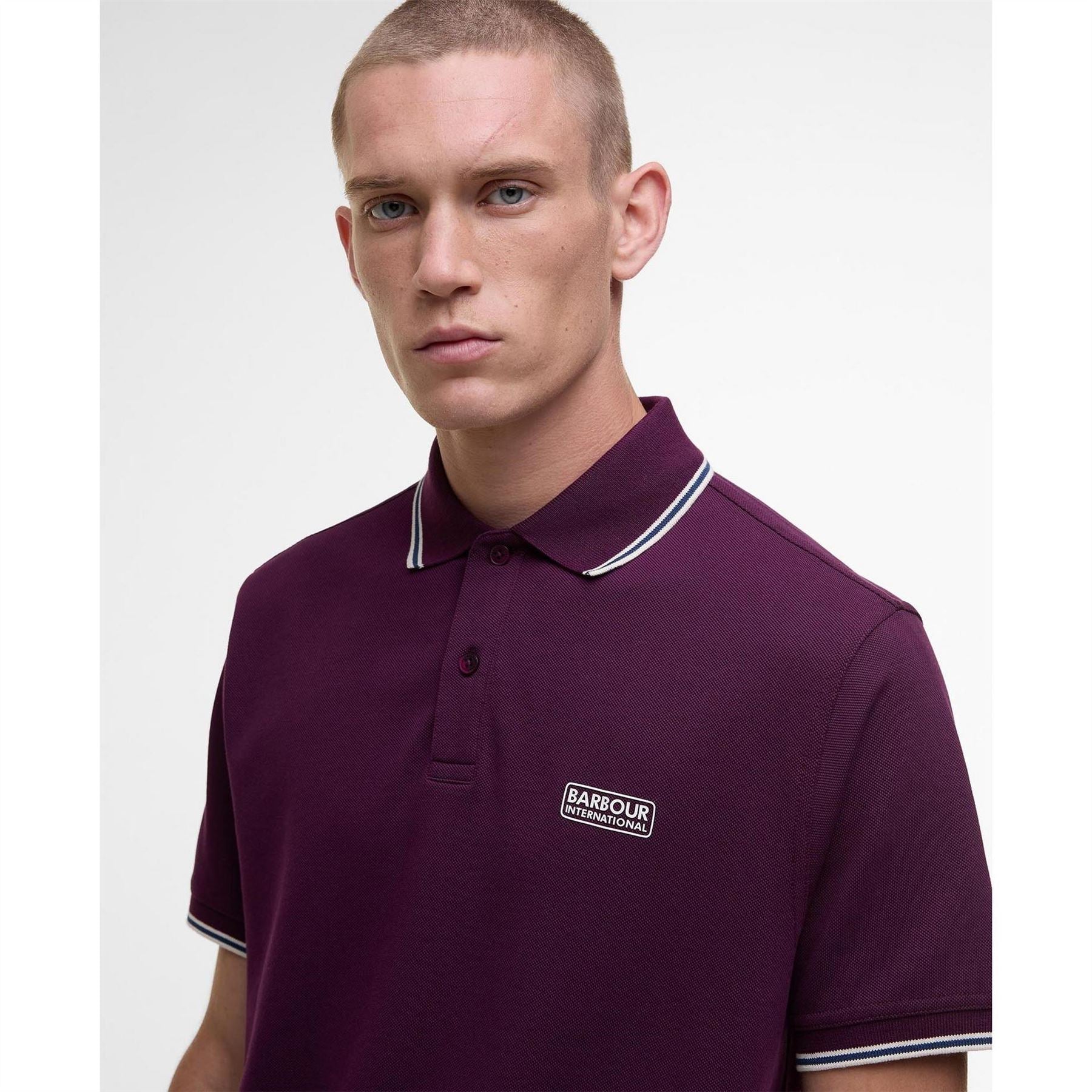Barbour International Tipped Short Sleeve Polo Shirt