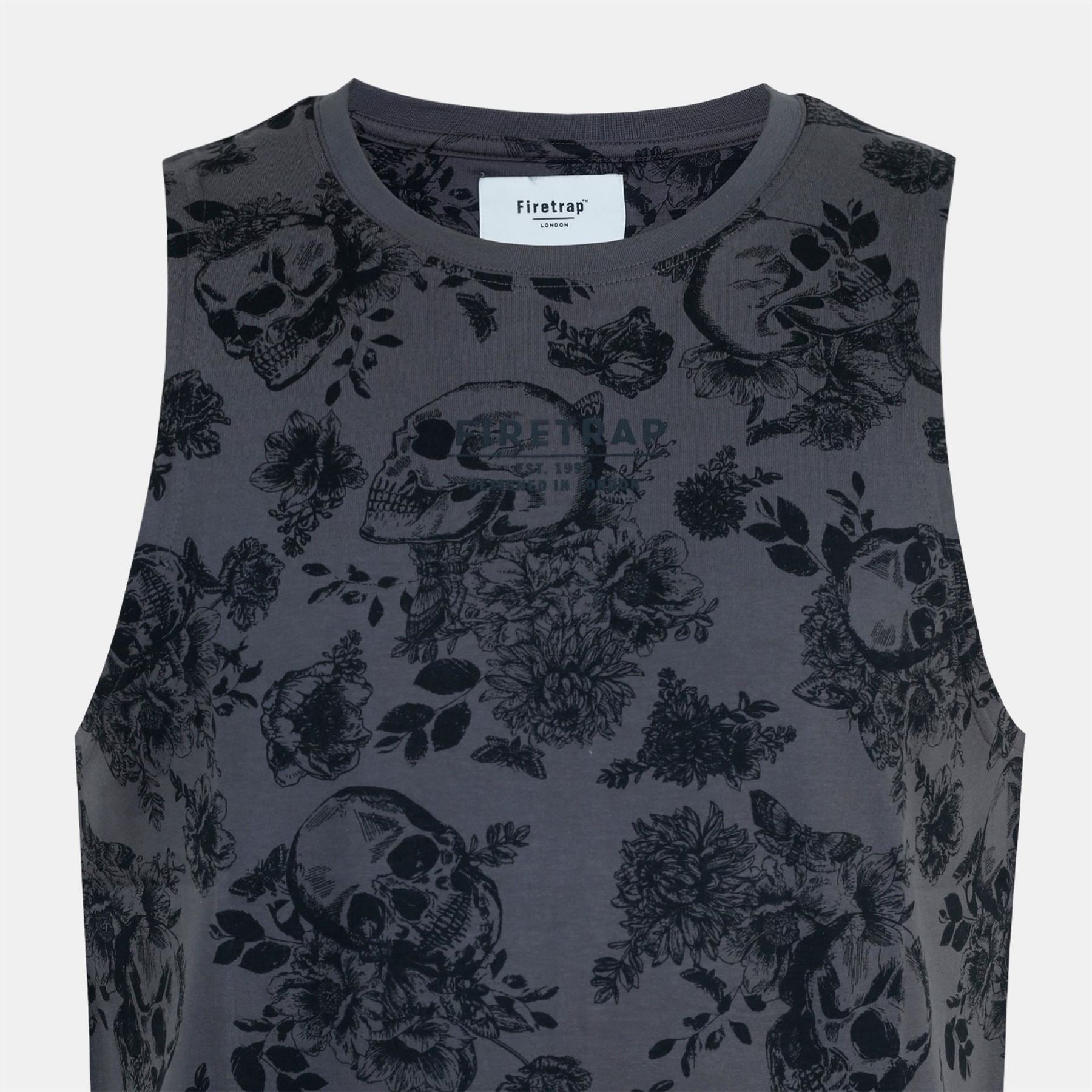 Firetrap All Over Print Muscle Vest