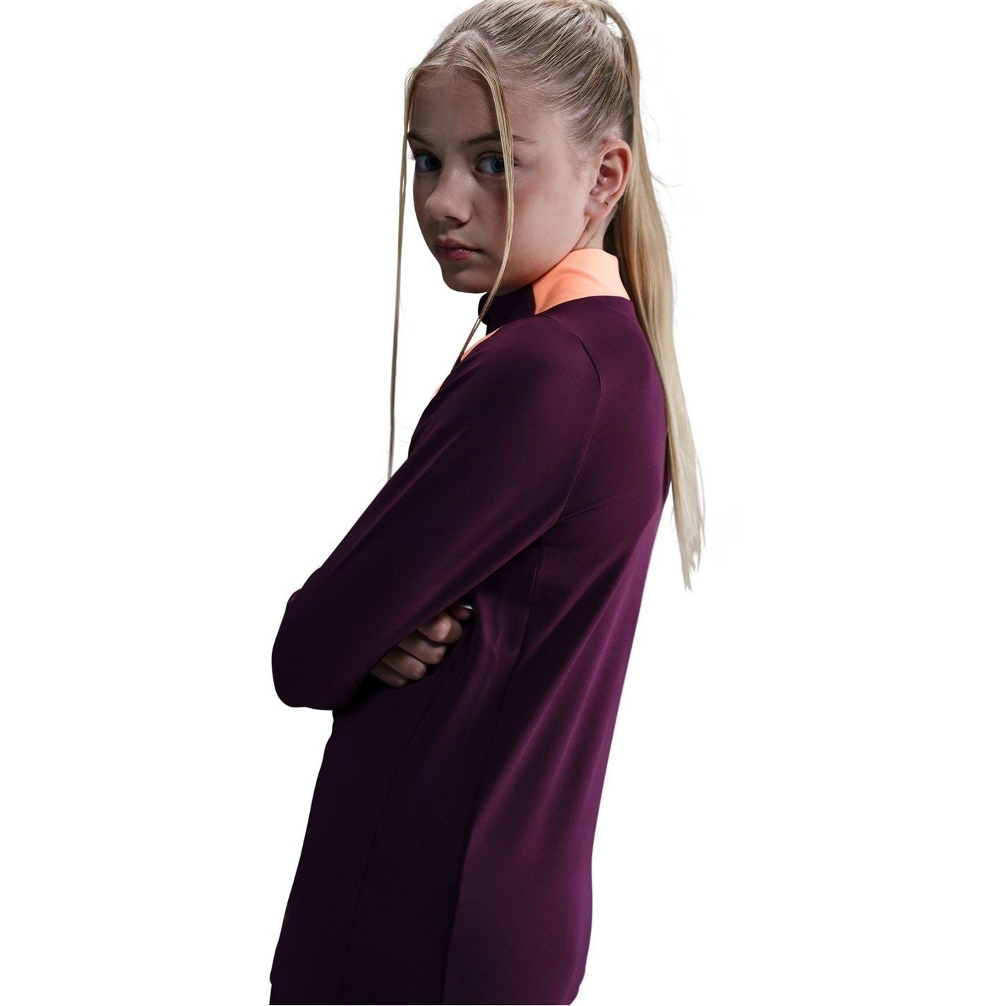 Nike Dri Fit Strike Drill Zip Neck Sweatshirt