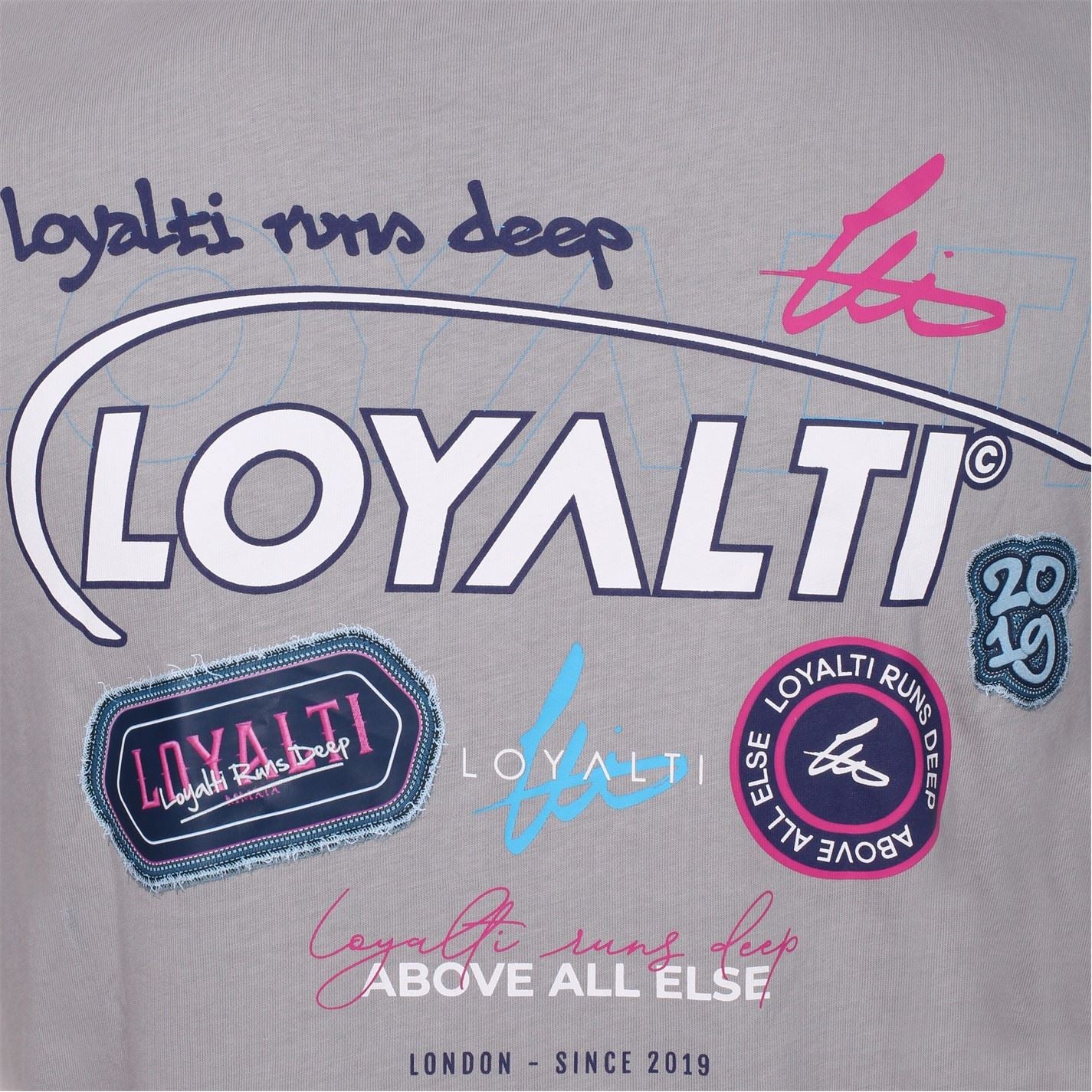 Loyalti Mvp Lettering Crew Neck Regular Fit T-Shirt