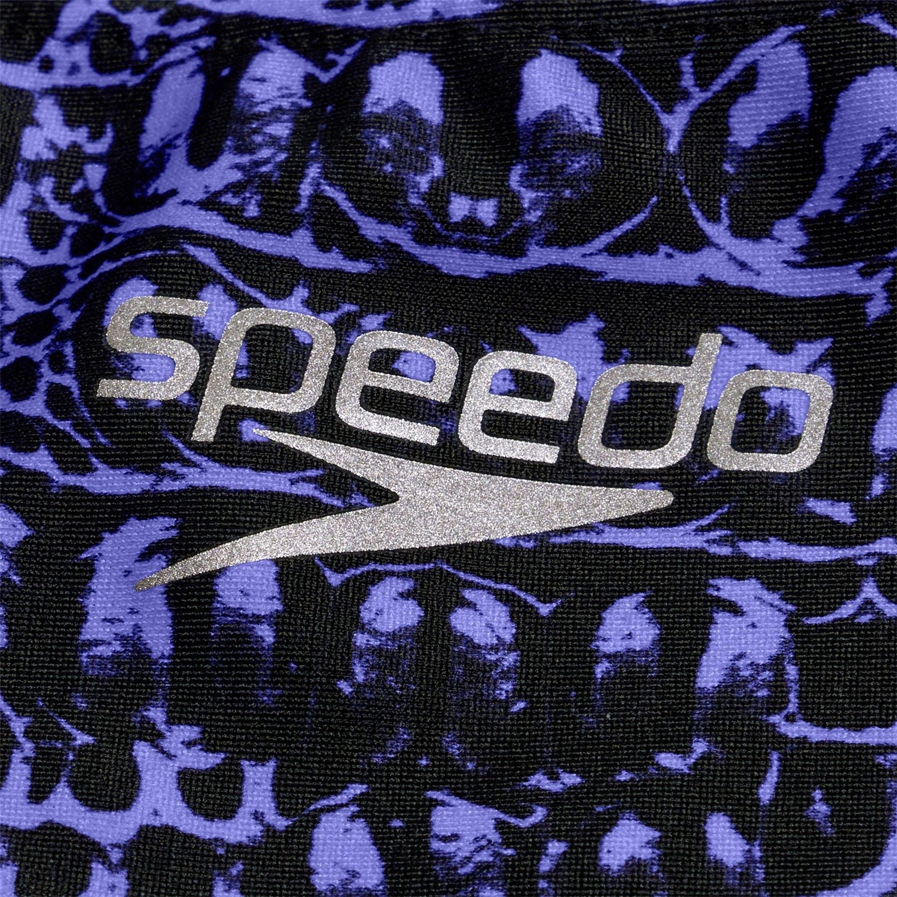 Speedo Allover Digital Snake Patterned Swimsuit
