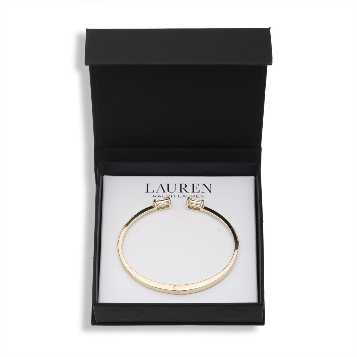 Lauren by Ralph Lauren Ralph Lauren Boxed Pave Cuff Bangle