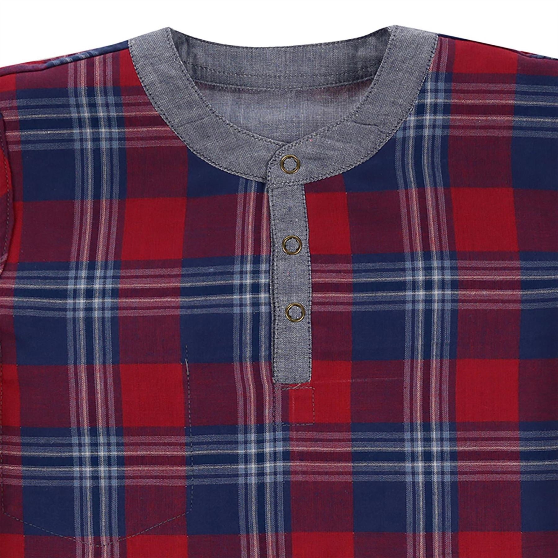 Lilly and Sid Reversible Short Sleeve Patterned Shirt