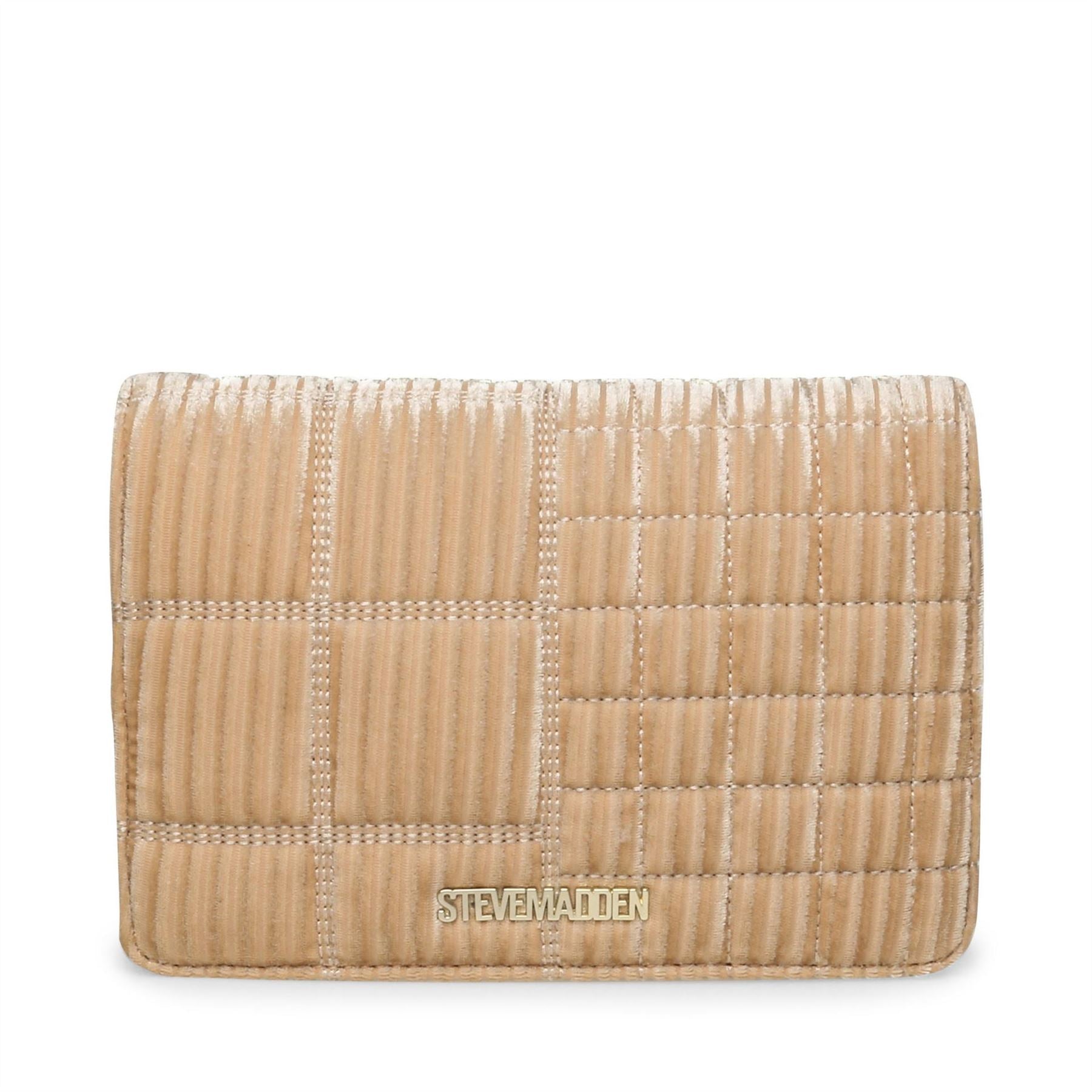 Steve Madden Striped Textured Cross Body Bag with Chain Strap