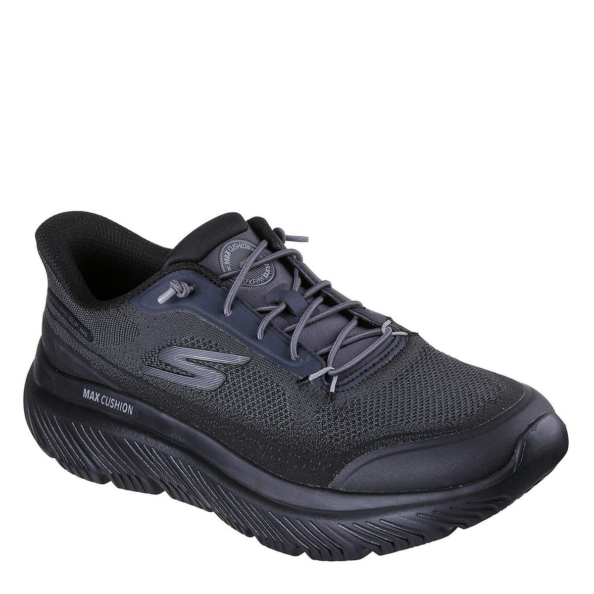 Skechers Mens Walk Max Cushioning Hyper Slip On Trainers