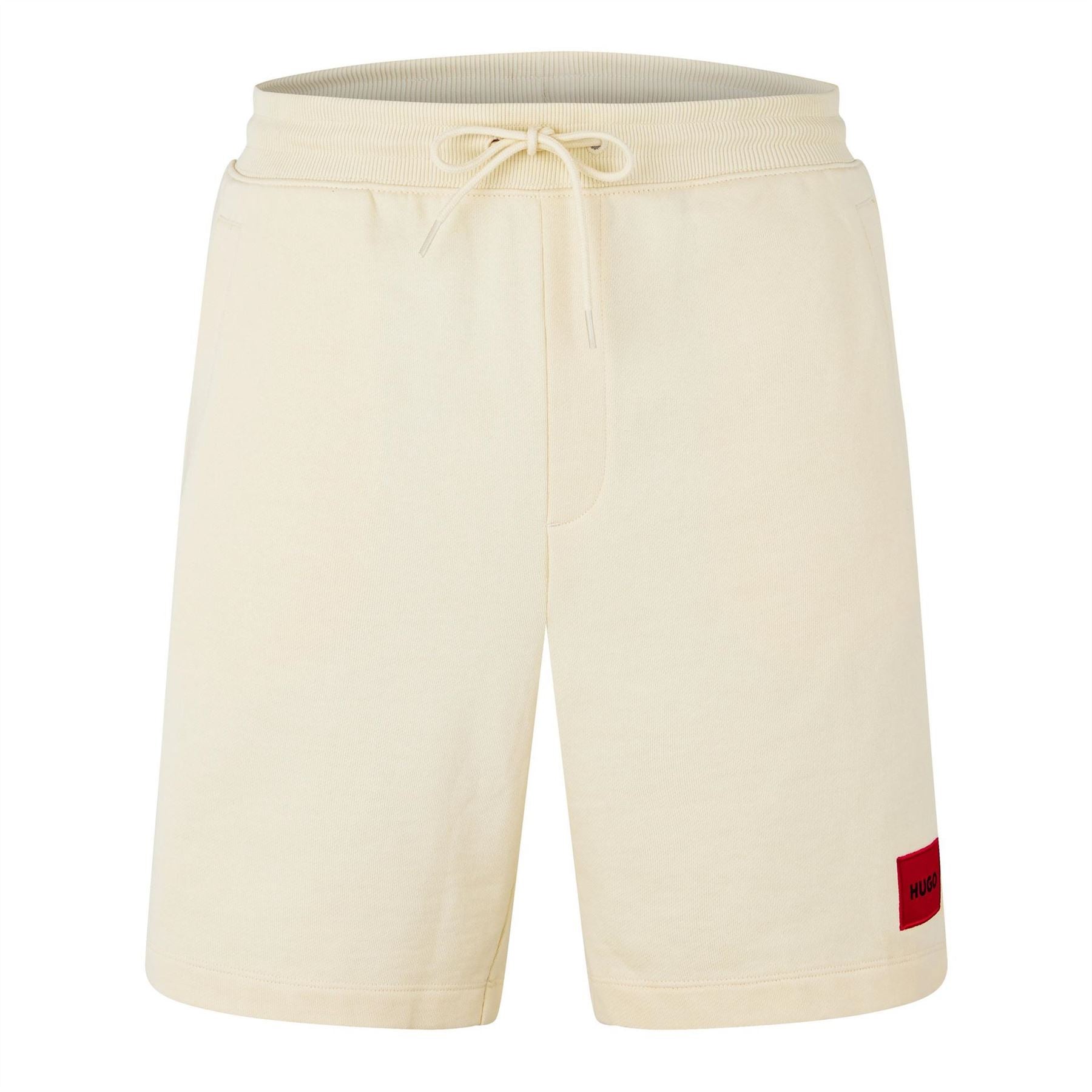 Hugo HUGO Jogger Fleece Shorts with Logo Detail   Soft Cotton Blend Jersey
