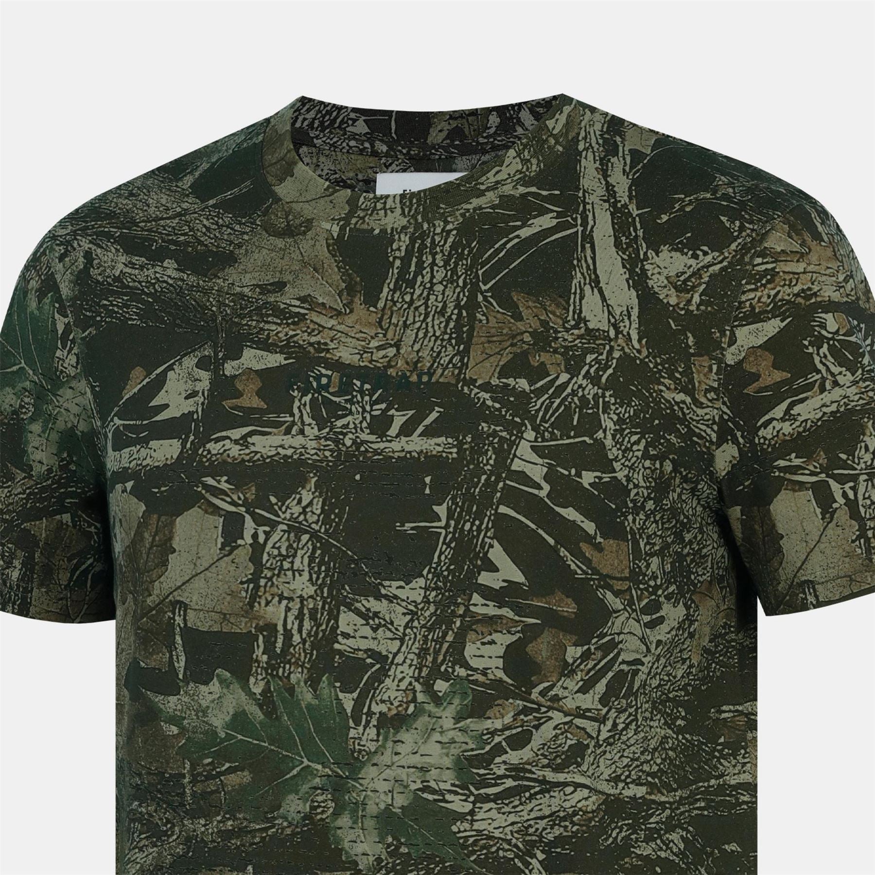 Firetrap Cotton Short Sleeve Crew Neck T-Shirt