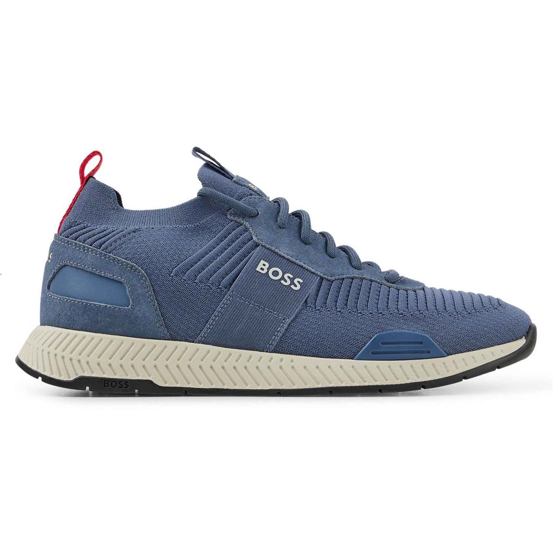 Boss Titanium Knit Trainers, Comfortable Design