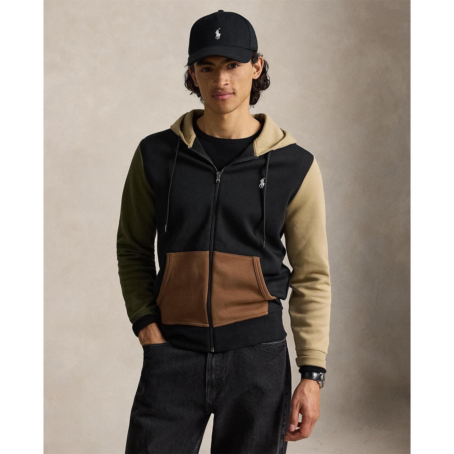 Polo Ralph Lauren Colour Block Zip Thru Hoody