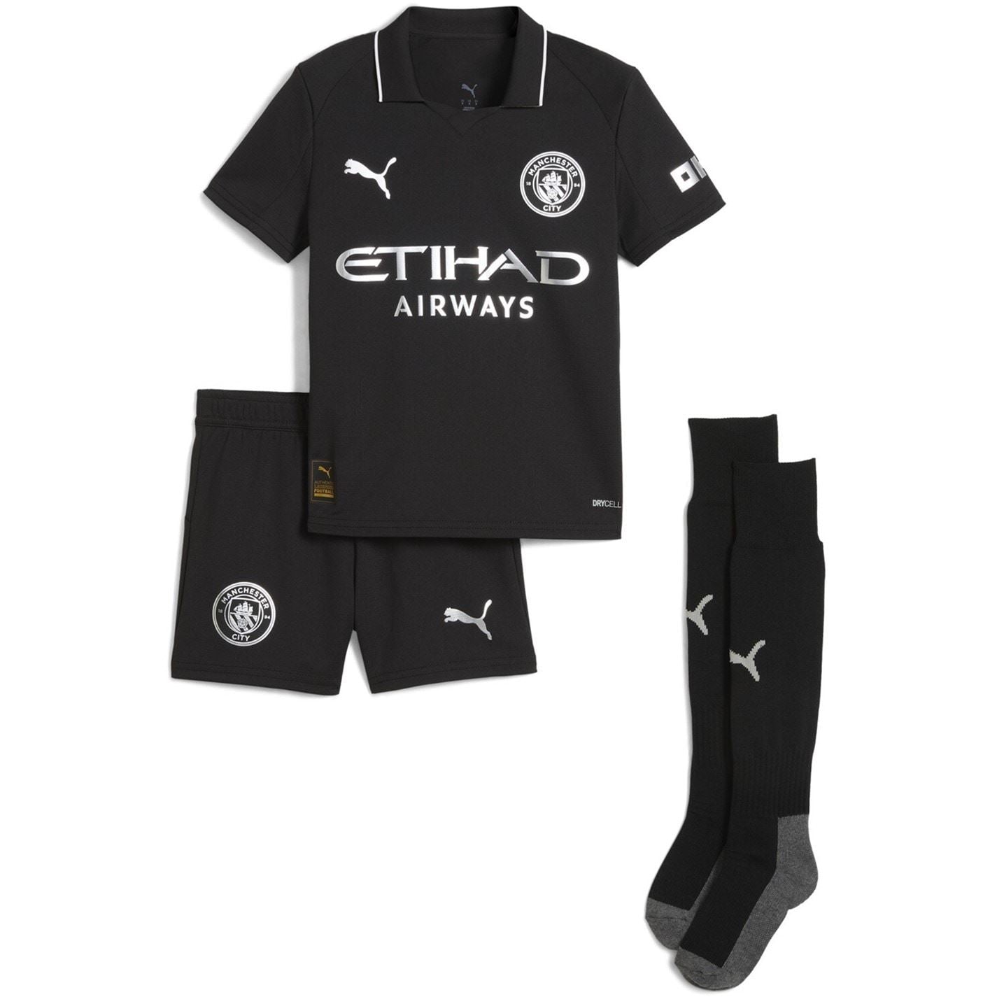 Puma Manchester City Away Minikit 2025 2026 Infants
