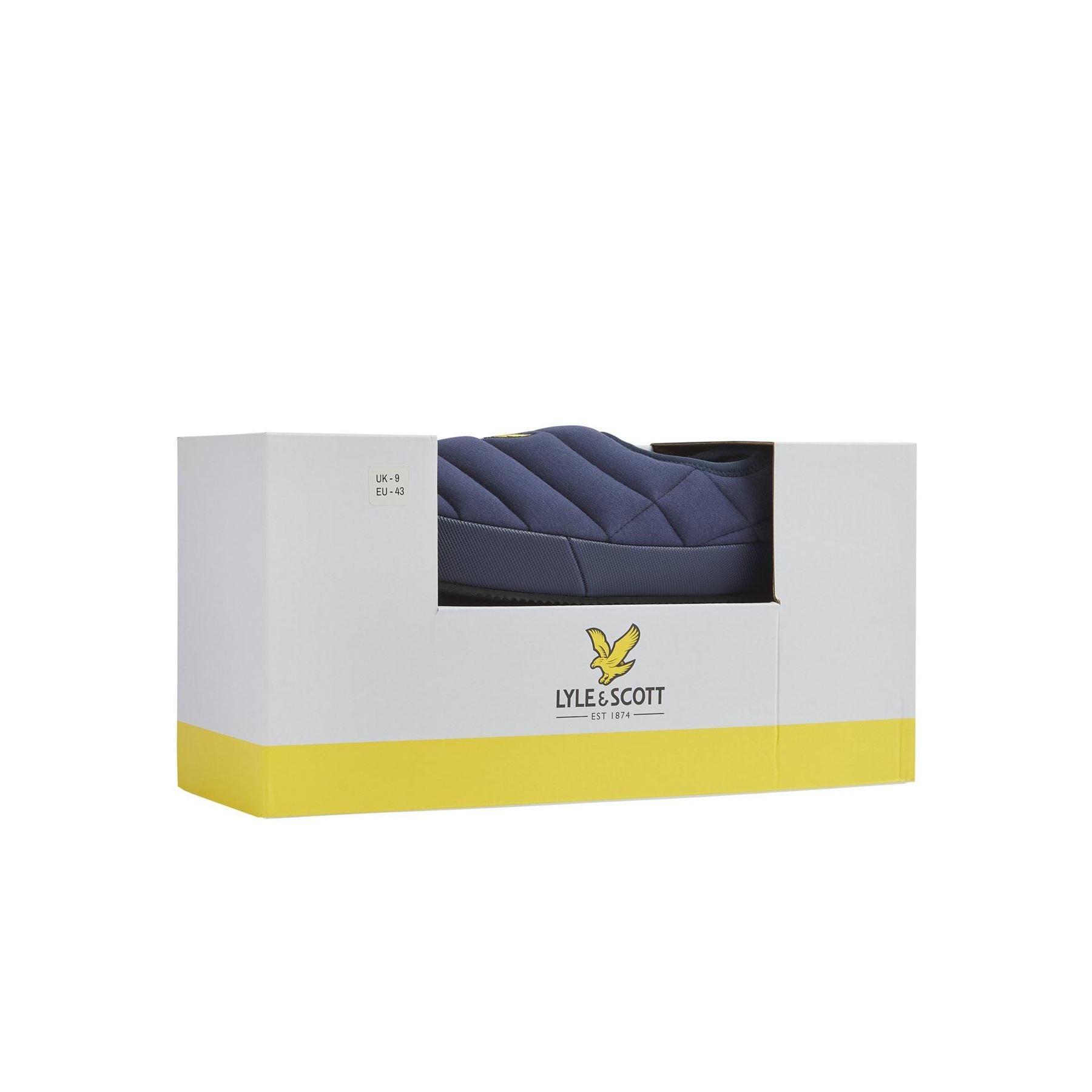 Lyle and Scott Padded Textured Moccasin Slippers