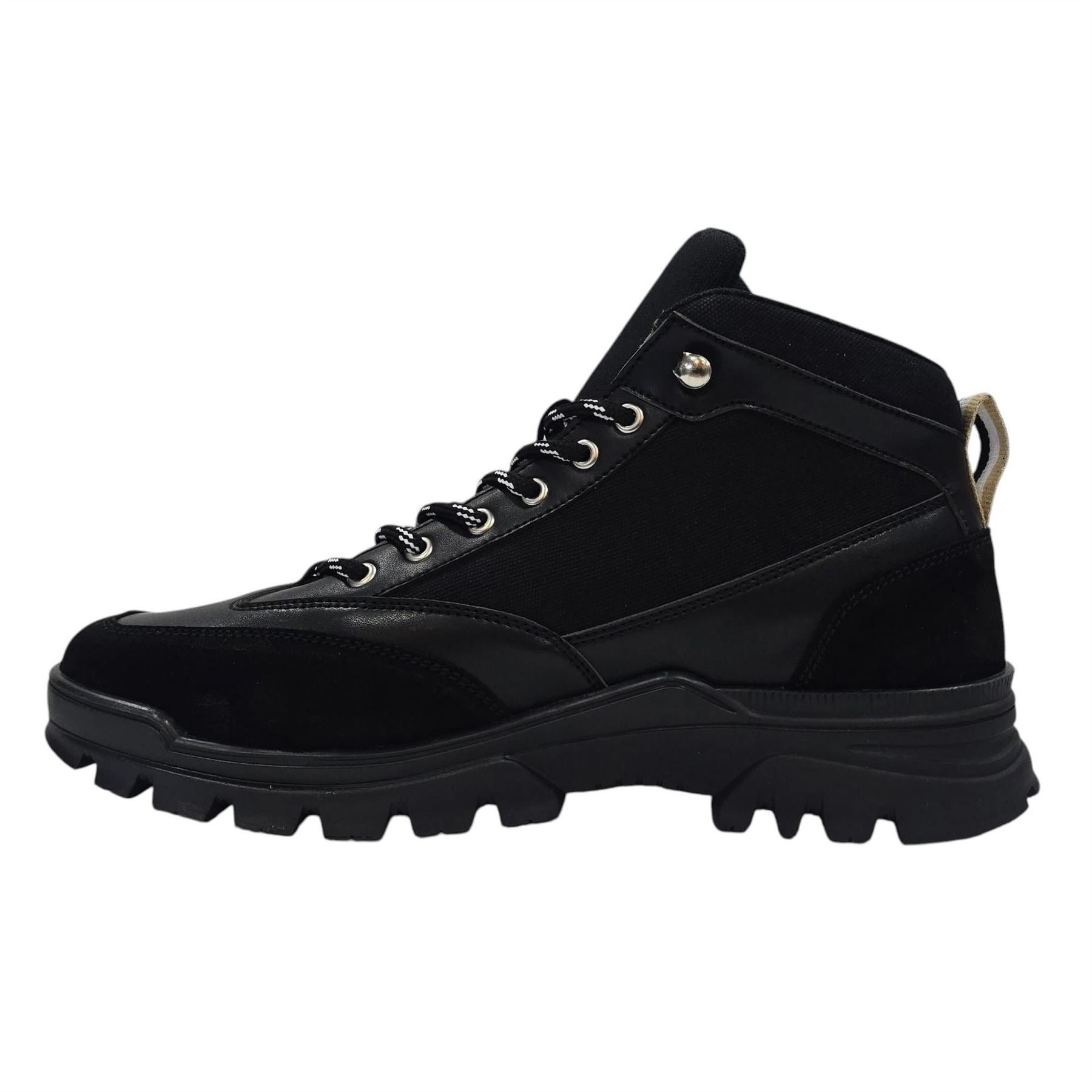 Firetrap Jason Leather Lace Up Hiker Rugged Boots