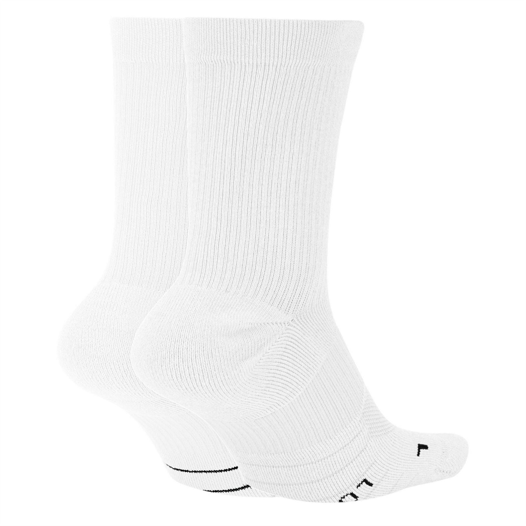 Nike Multiplier Crew Running Socks 2 Pack Unisex Adults