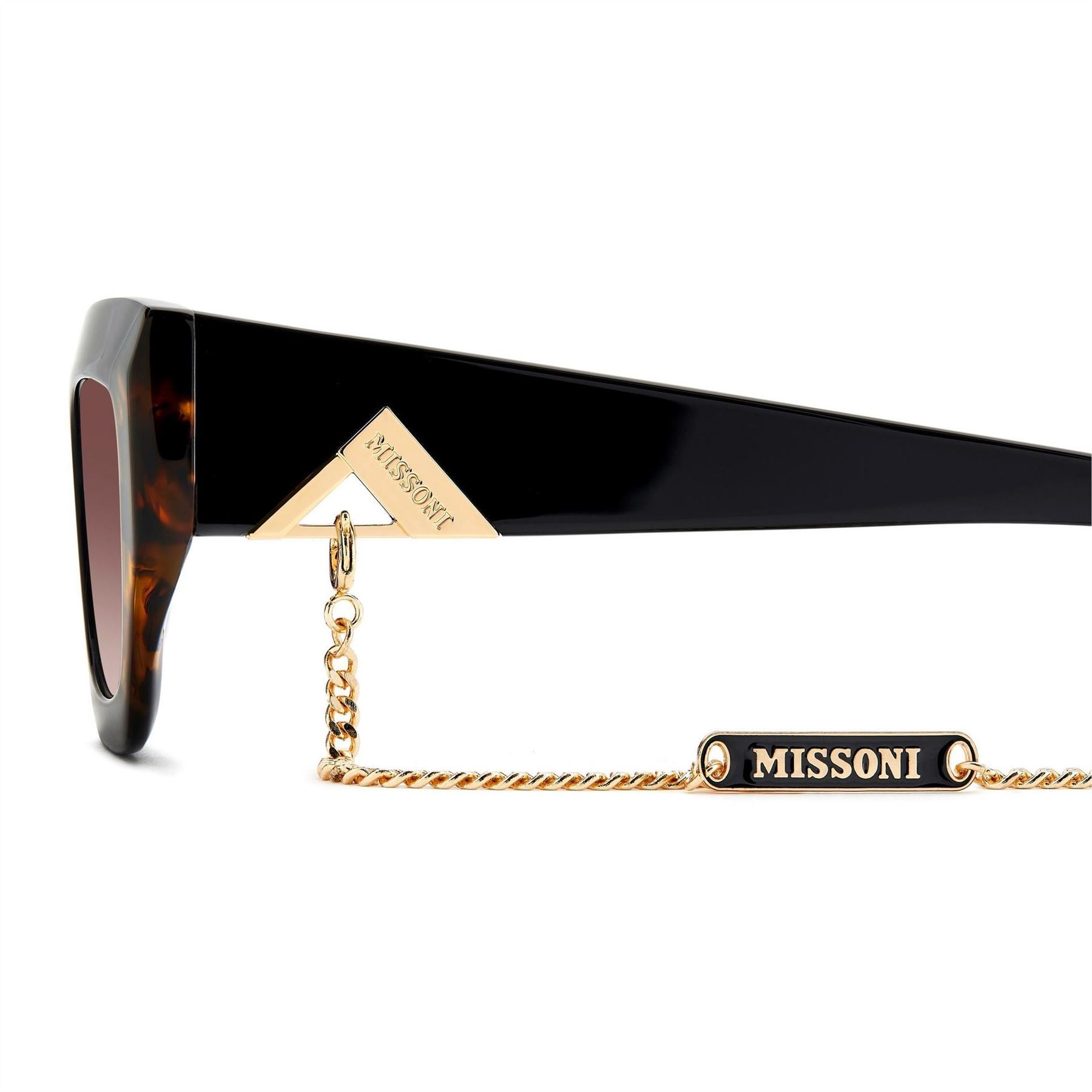 Missoni Rectangular Round Sunglasses