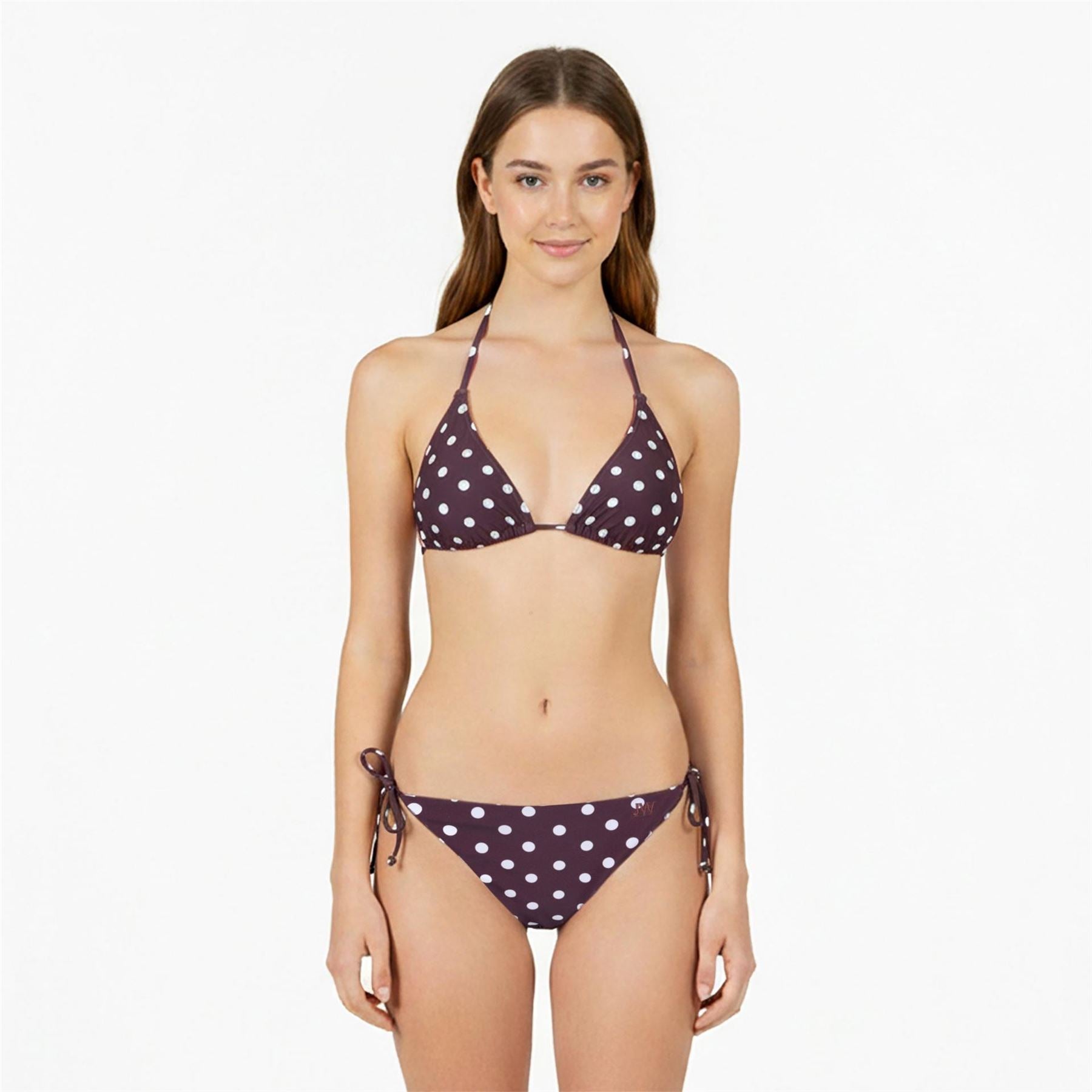 Jack Wills Embroidered Tie Side Bikini Bottoms