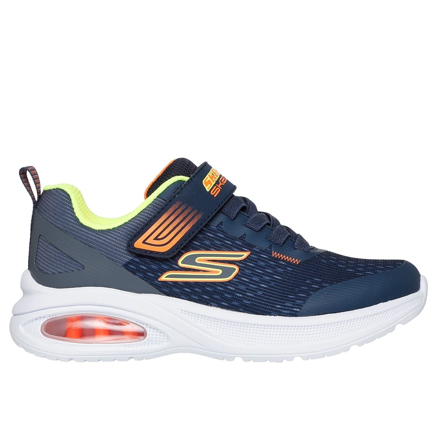 Skechers Lightweight Gore  And  Strap Sneaker W Runners Boys