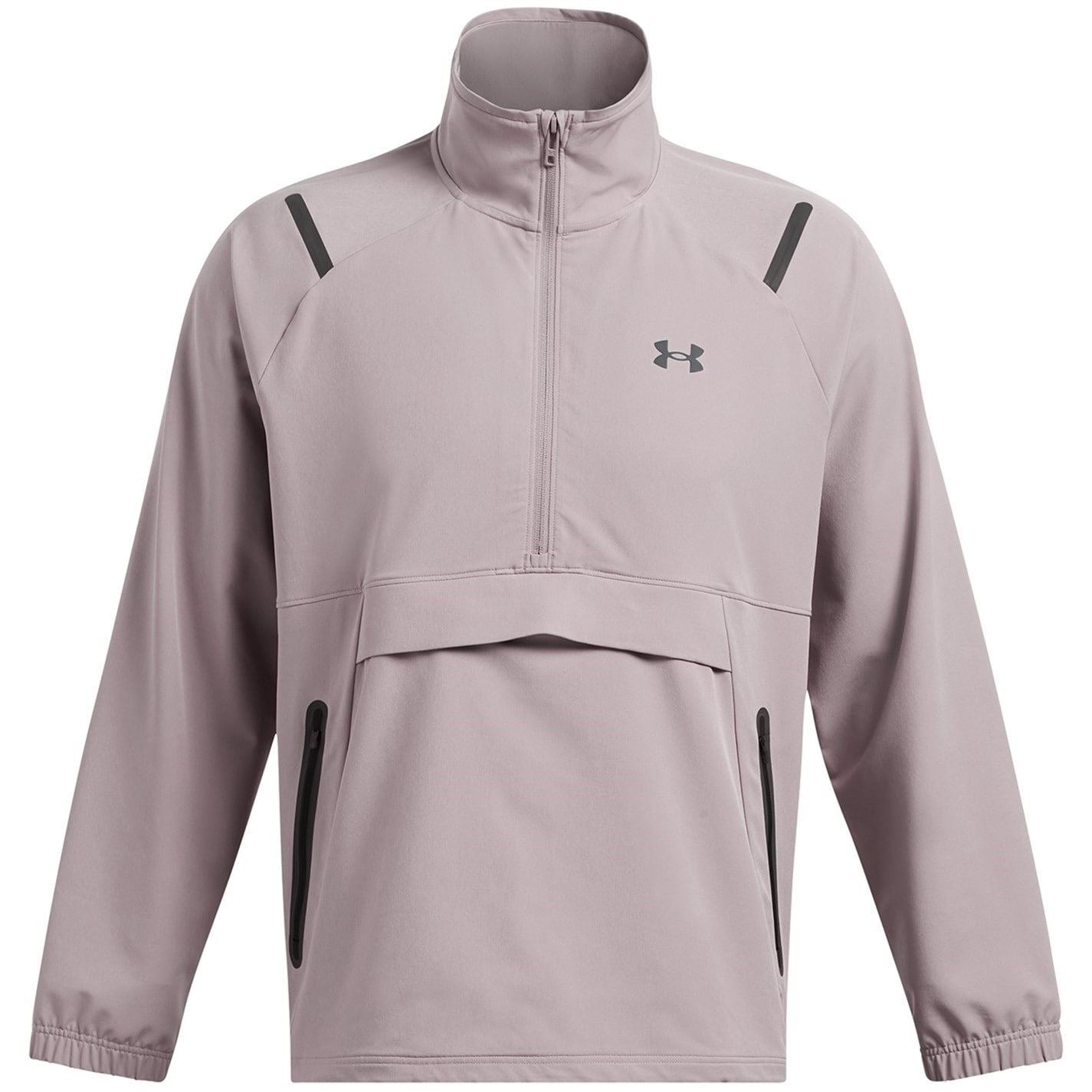 Under Armour Unstoppable Solid Patterned Anorak Jacket with Drawstring
