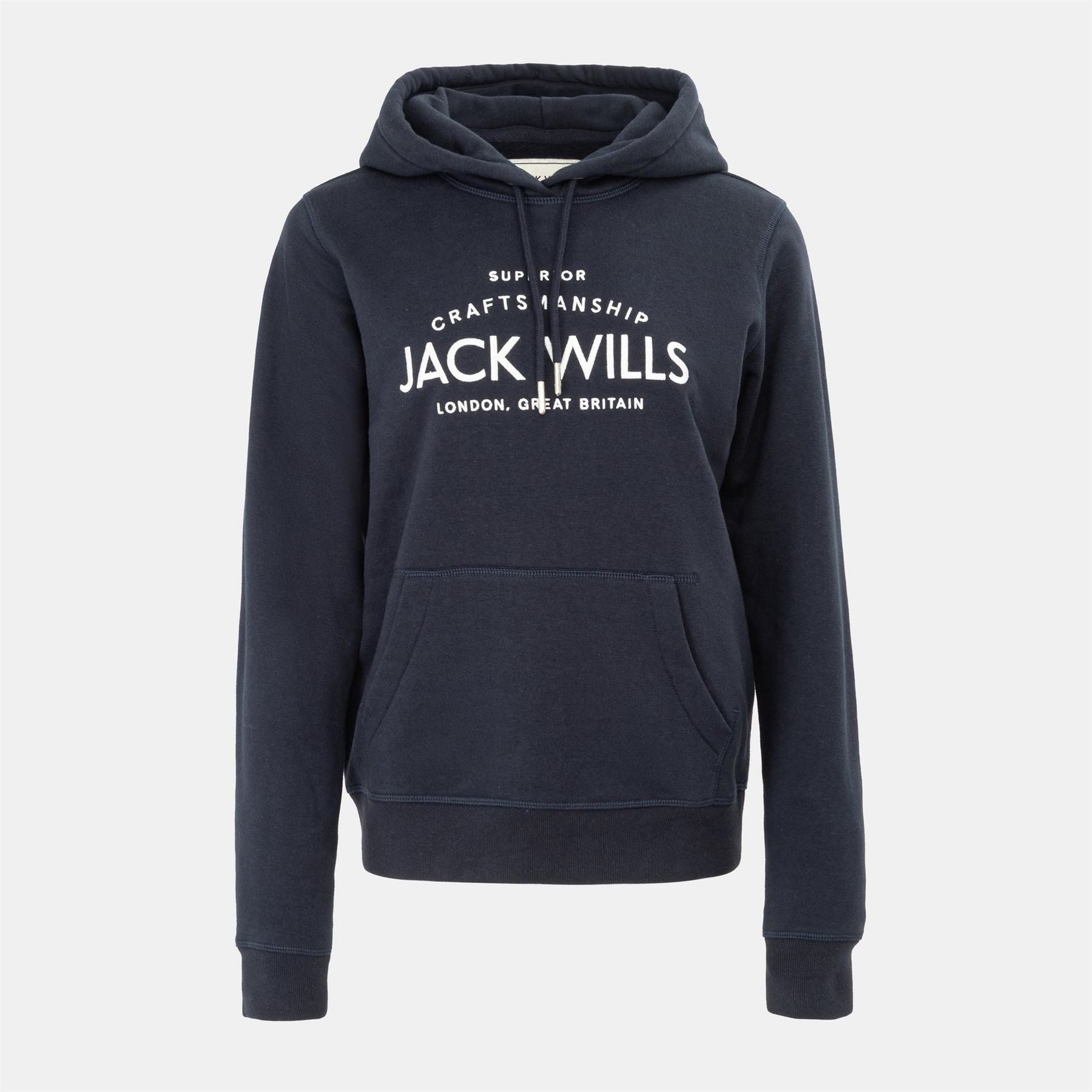 Jack Wills Hunston Graphic Logo Hoodie