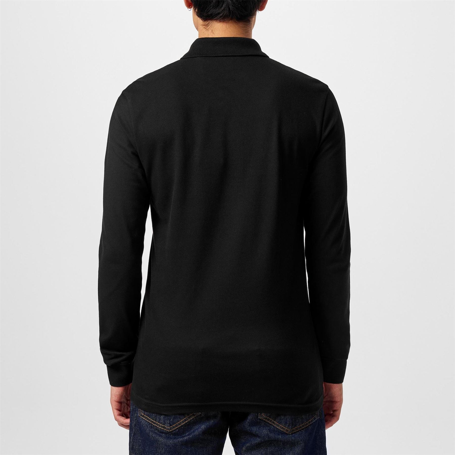 Boss BOSS ORANGE Passerby Premium Cotton Long Sleeve Polo Shirt with Logo Detail