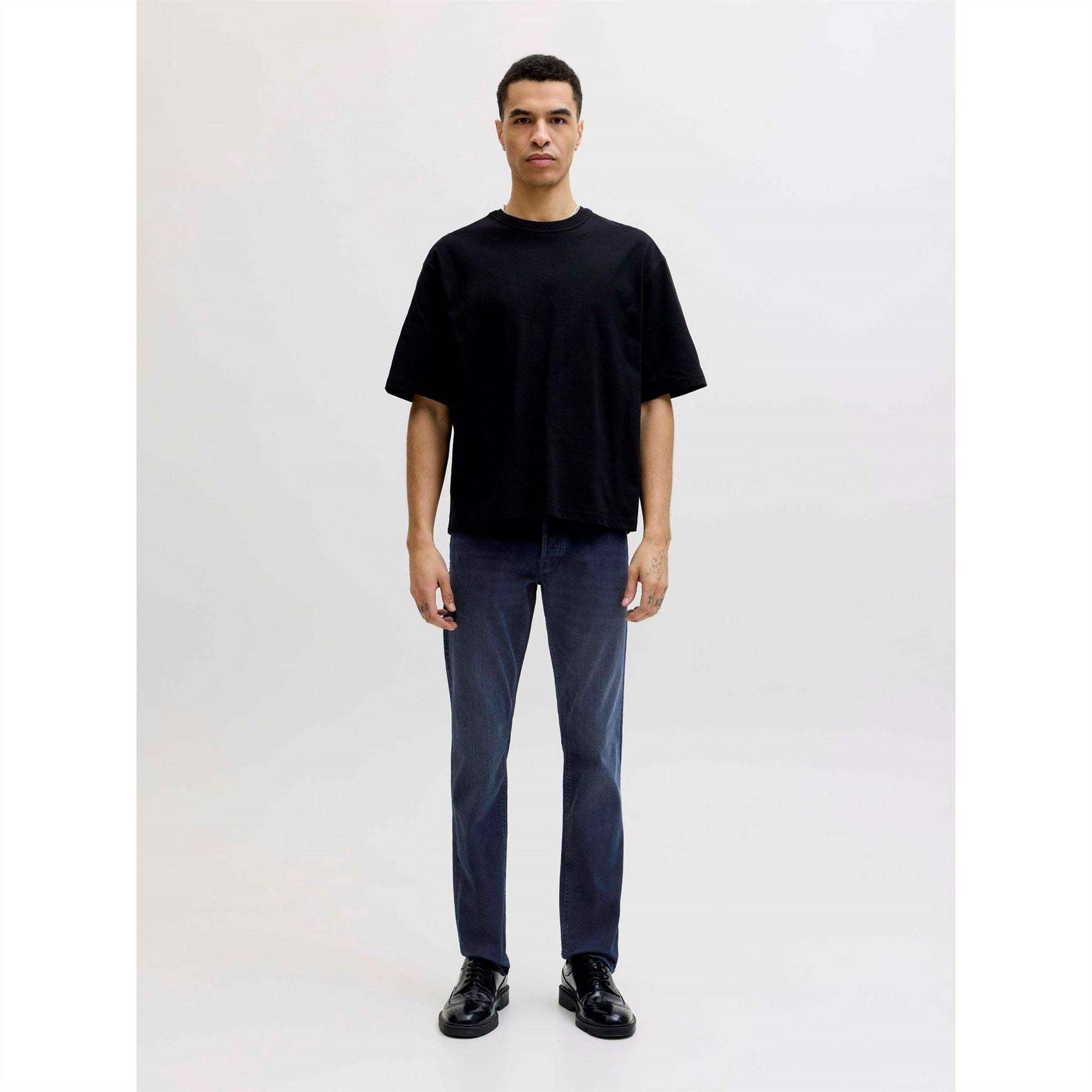 Jack and Jones Glenn Original Mid Rise Slim Fit Jeans