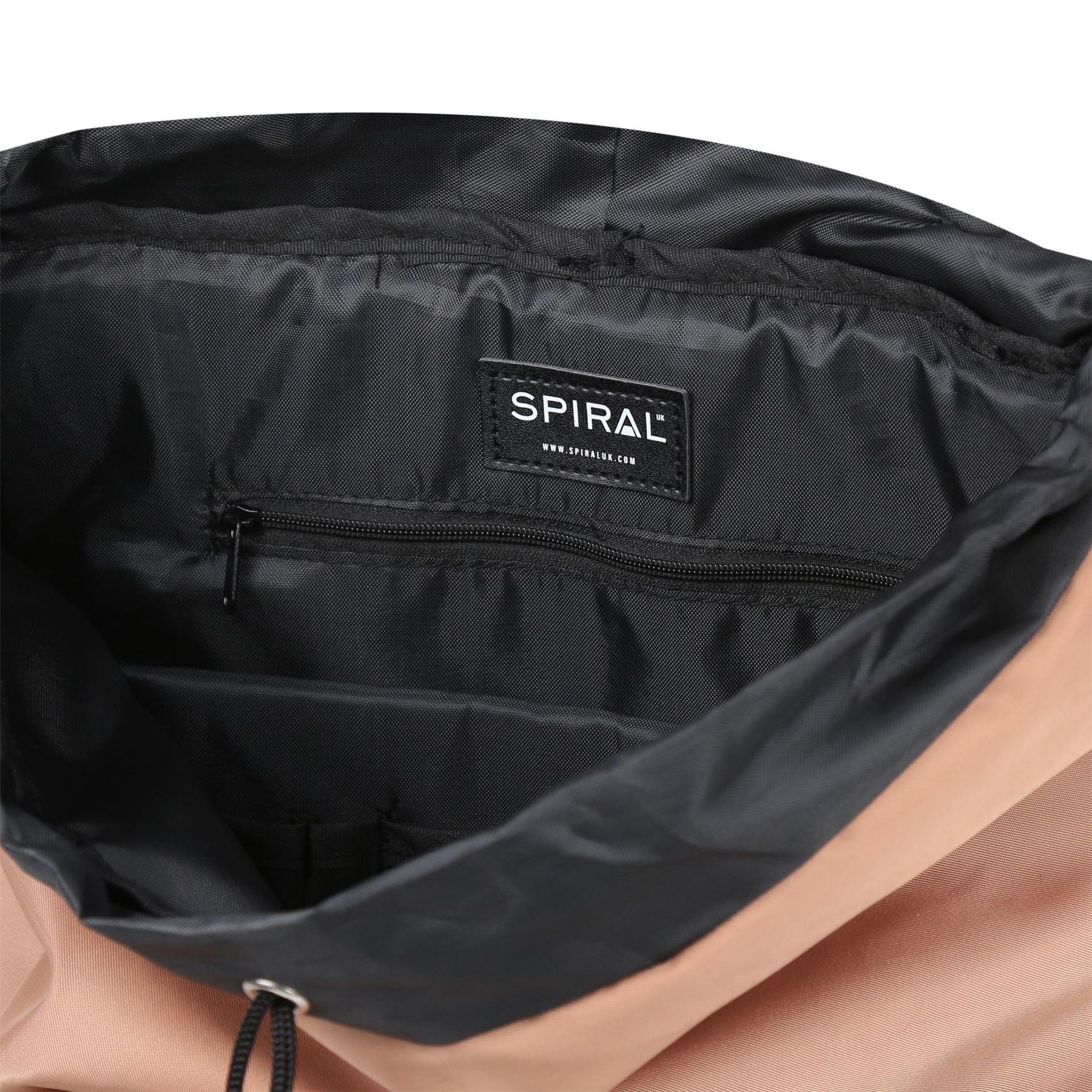 Spiral Fontwell Rectangle Shape Rucksack with Logo Badge