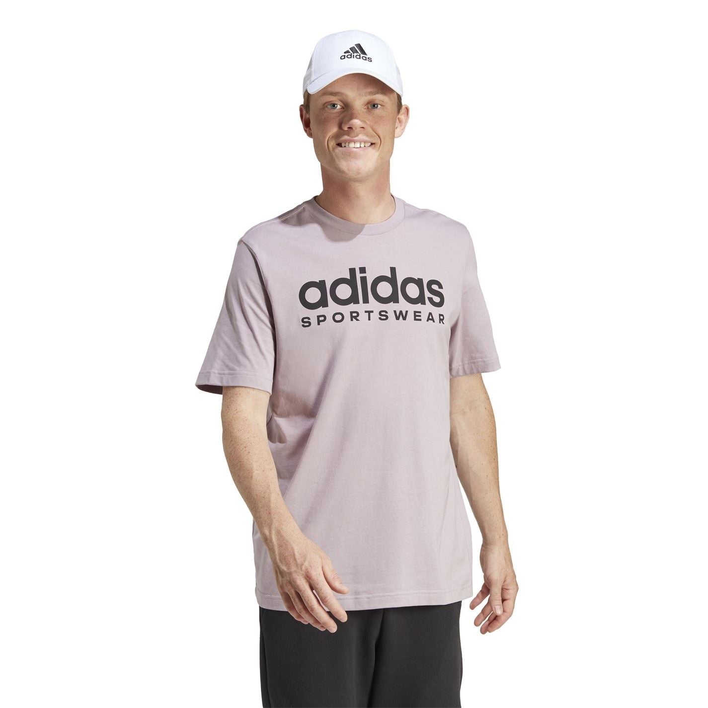 adidas Mens Essentials Single Jersey Logo T-Shirt