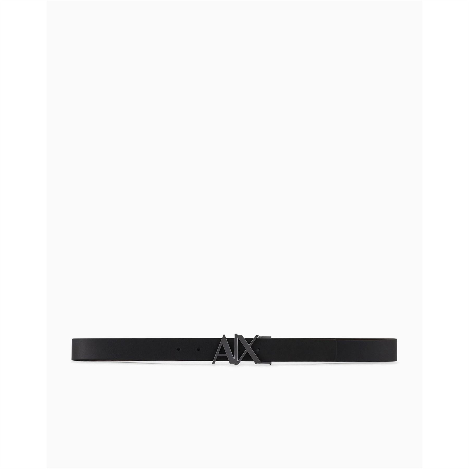 Armani Exchange Cut Out Large Logo Belt