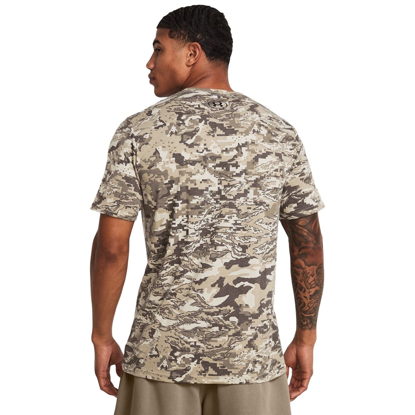 Under Armour Camo Regular Fit Crew Neck T-Shirt