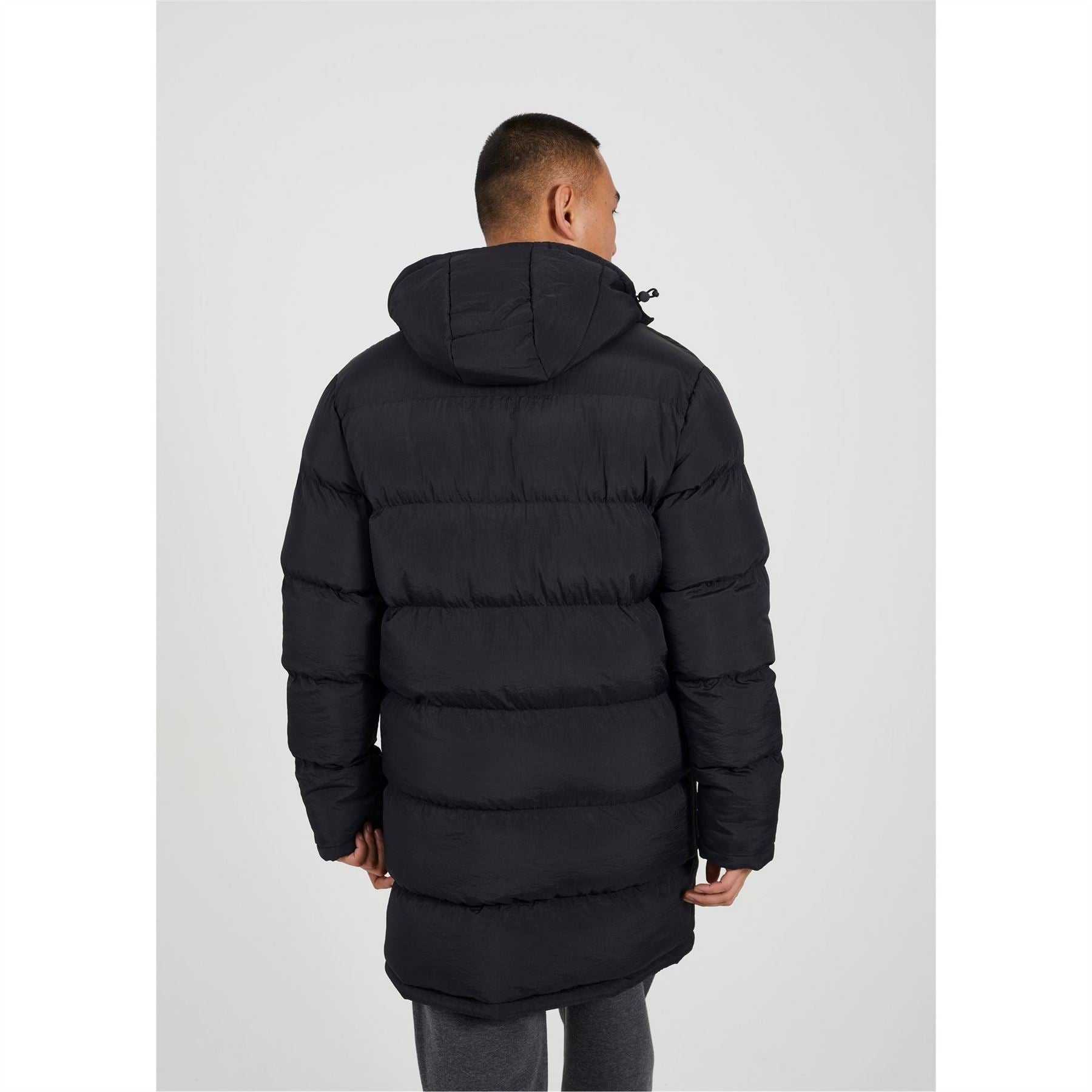 Brave Soul Long Sleeve Short Puffer Jacket