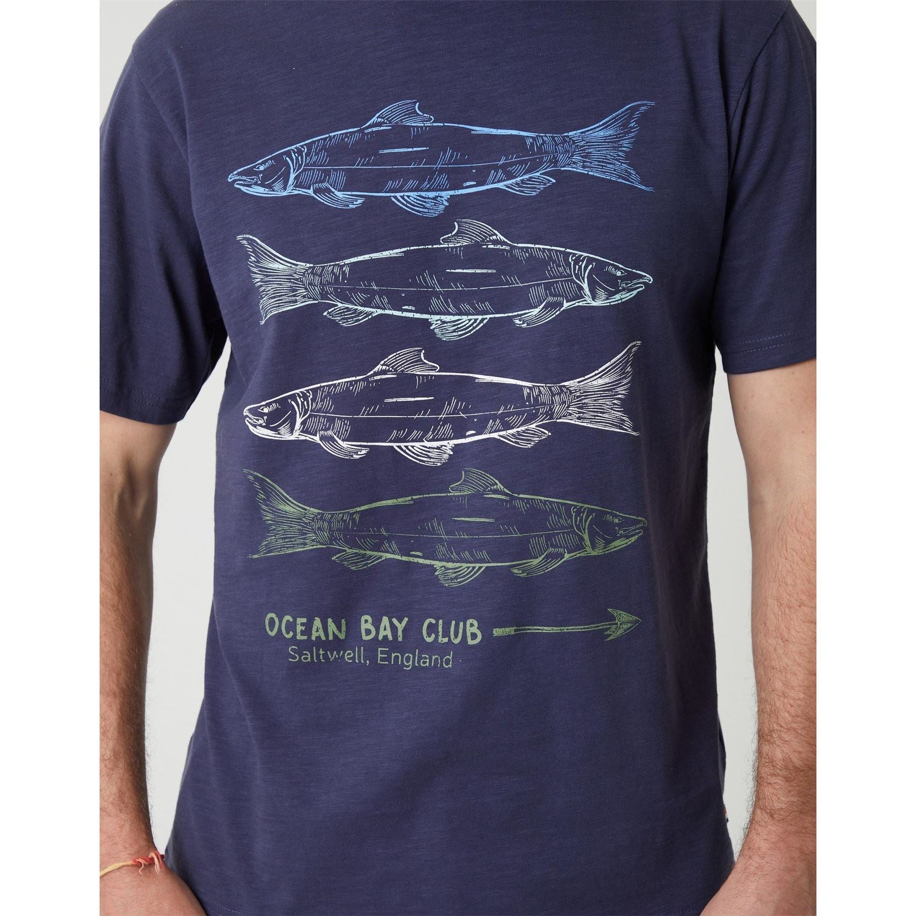 Saltwell Fish Graphic Regular Fit Crew Neck T-Shirt