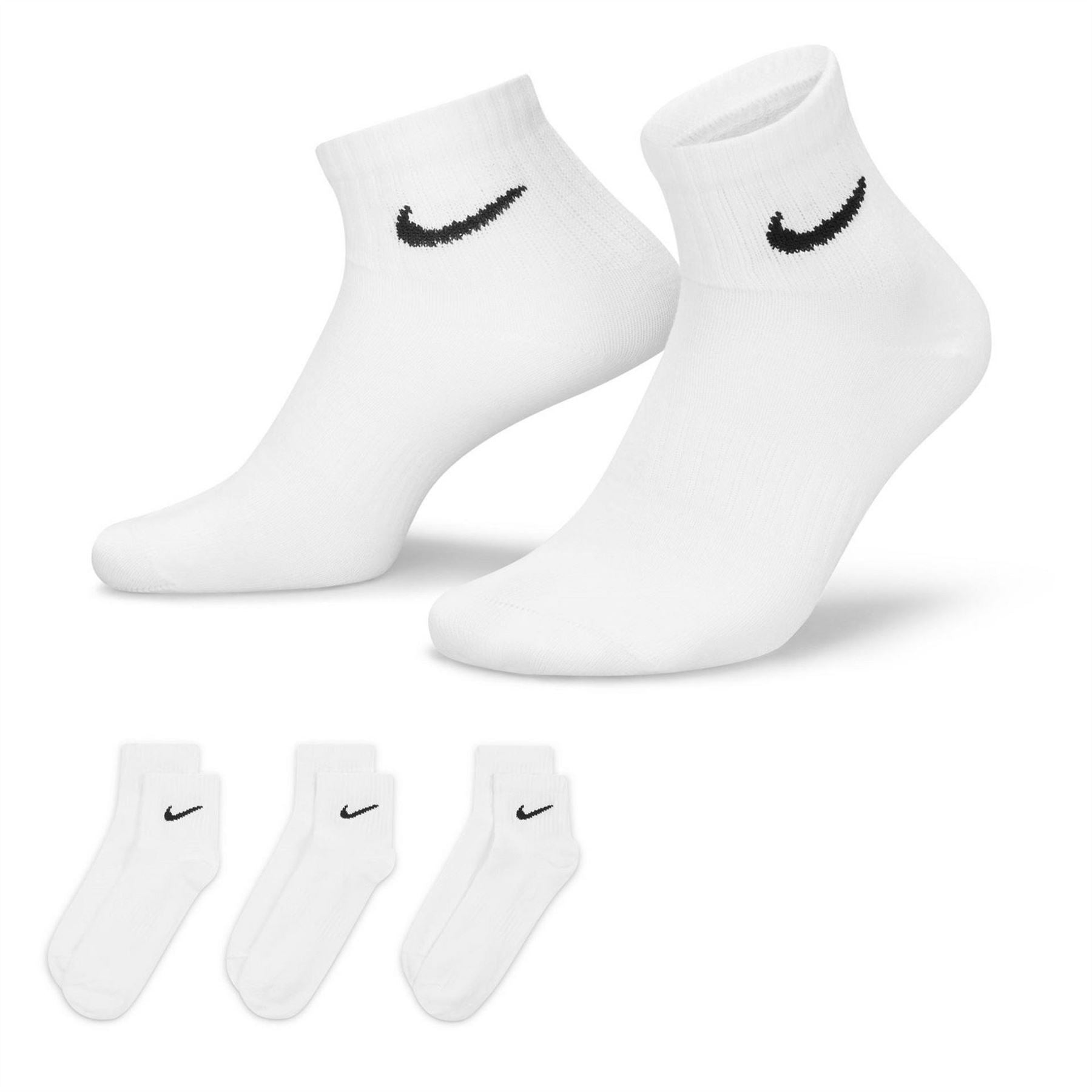 Nike Lightweight Training Ankle Socks (3 Pairs)