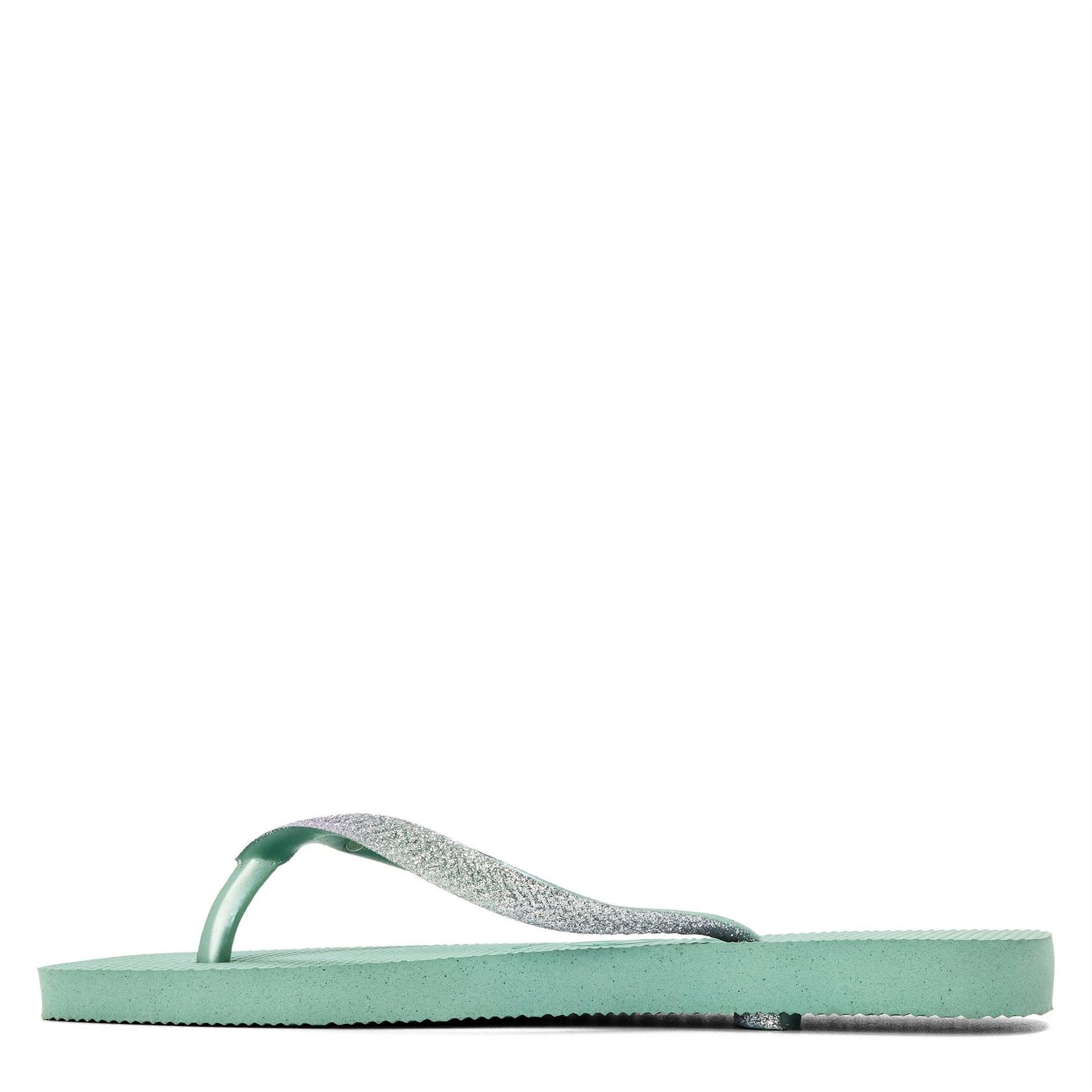 Havaianas Kids Square Glitter Flip Flops